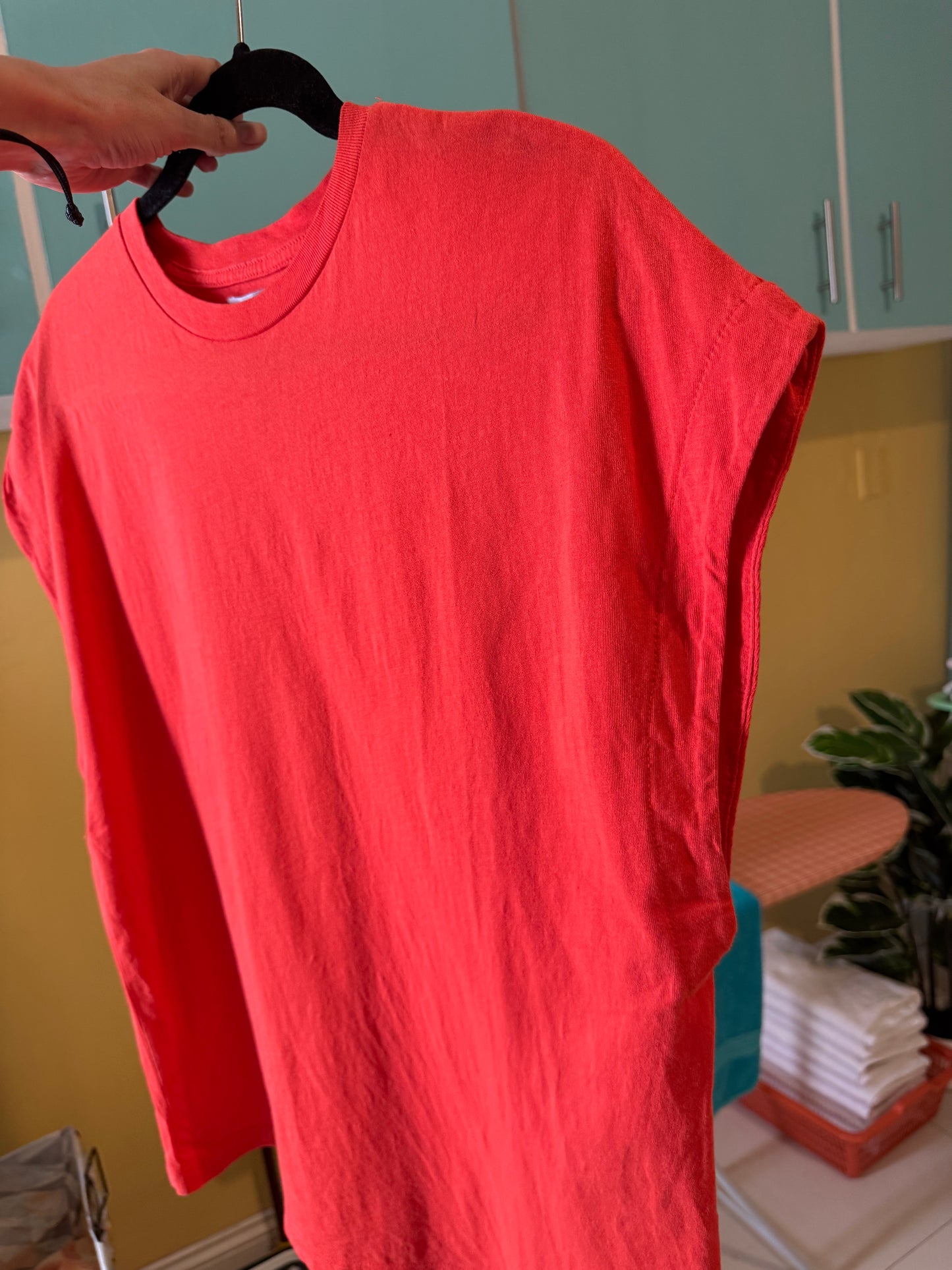 Playera naranja, Talla S, 26, Mujer, Bershka