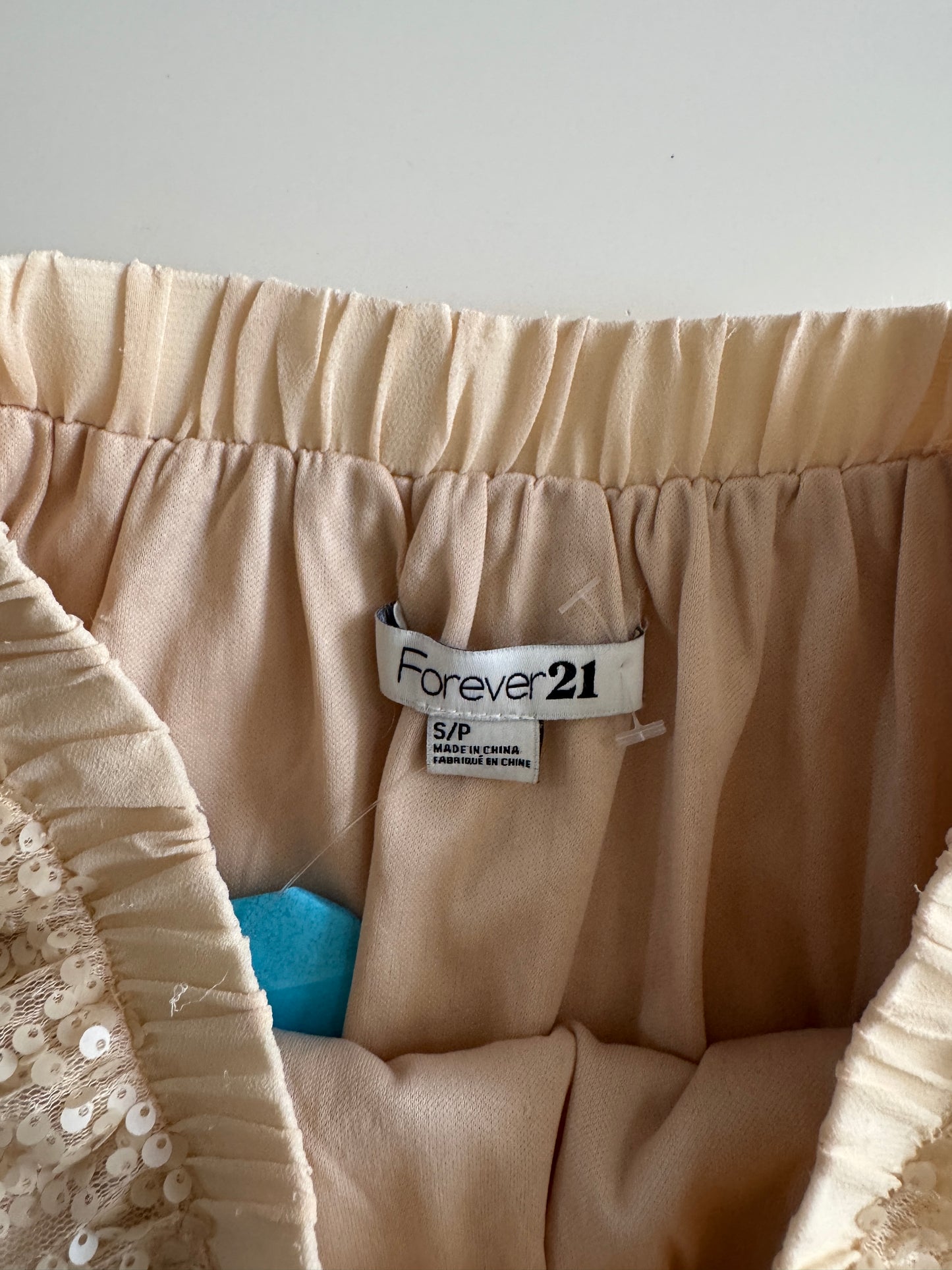 Falda corta de lentejuelas, Talla S, Mujer, Forever 21