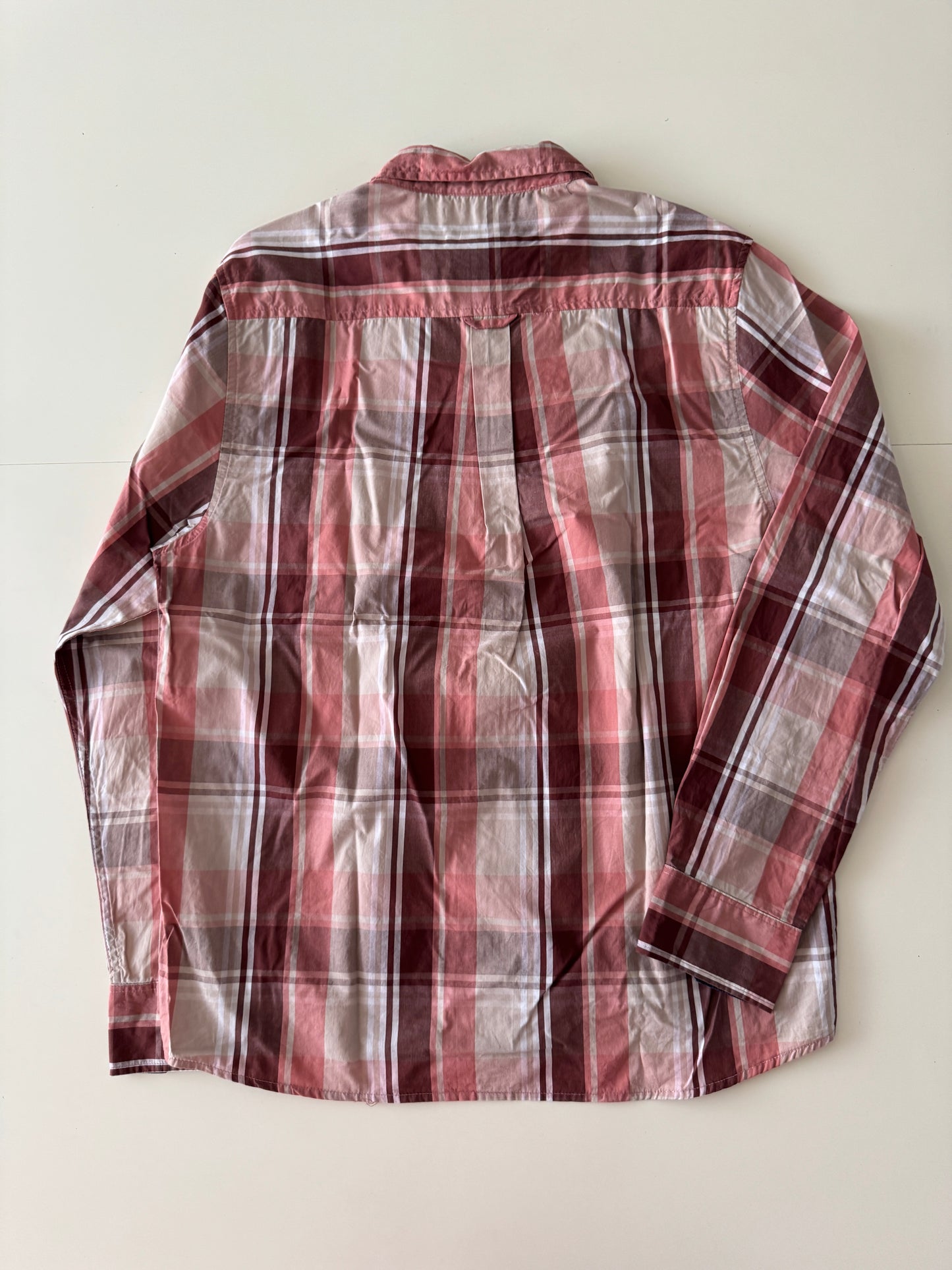 Camisa de cuadros rosa, Talla L, Hombre, Weekend