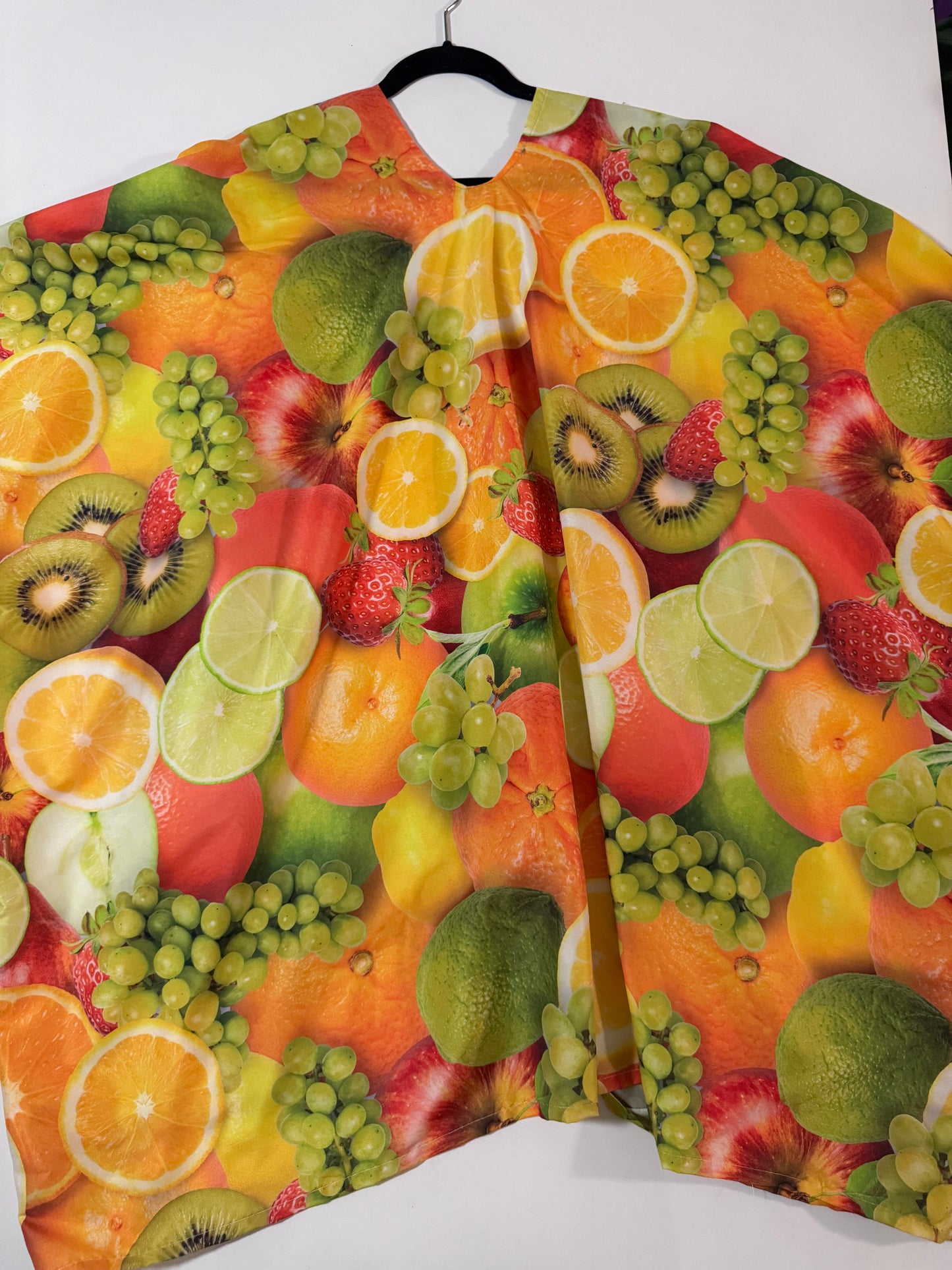 Sobretodo estampado frutas, Unitalla, Unisex