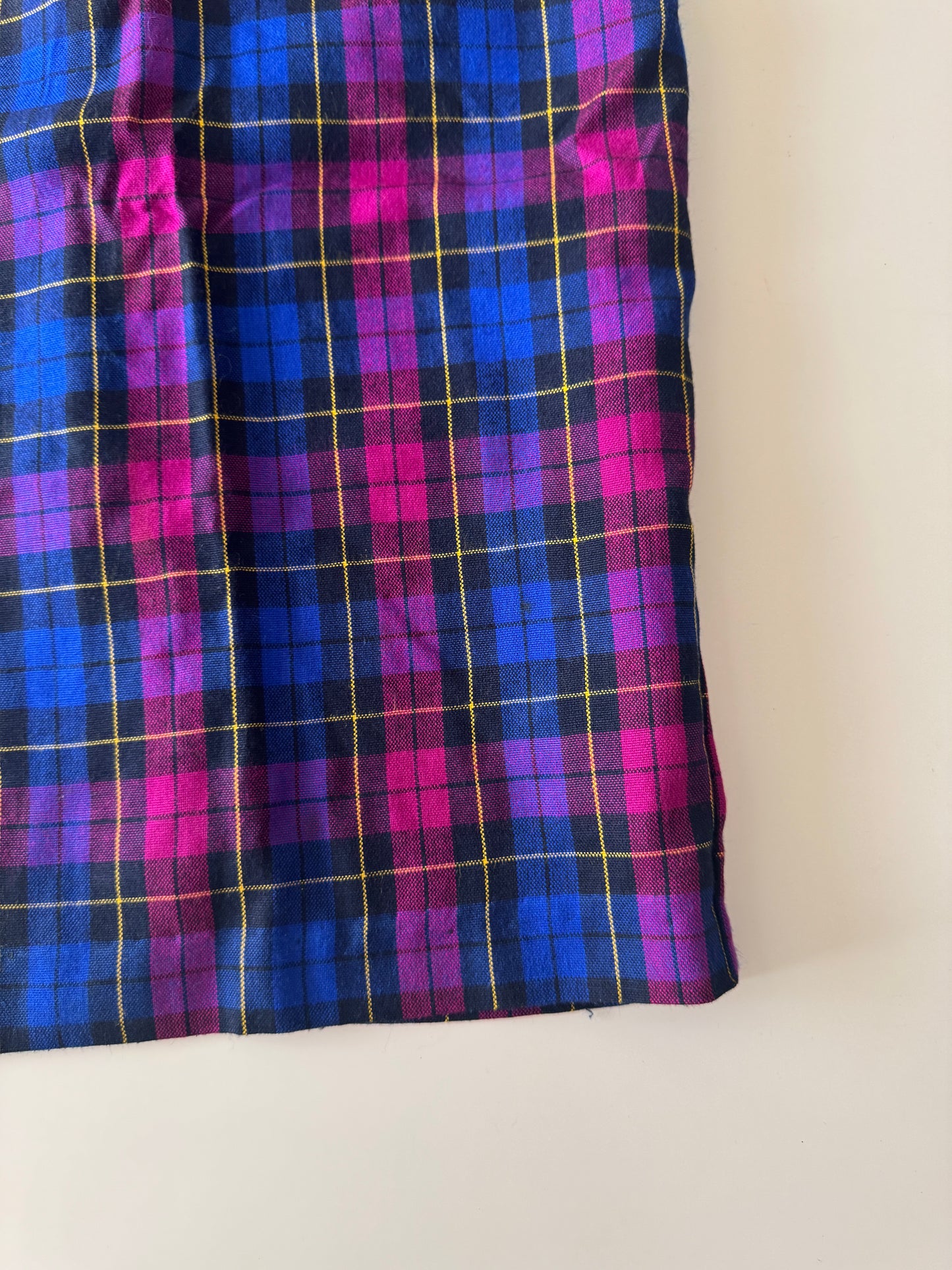 Falda de cuadros, Talla Xs, Mujer