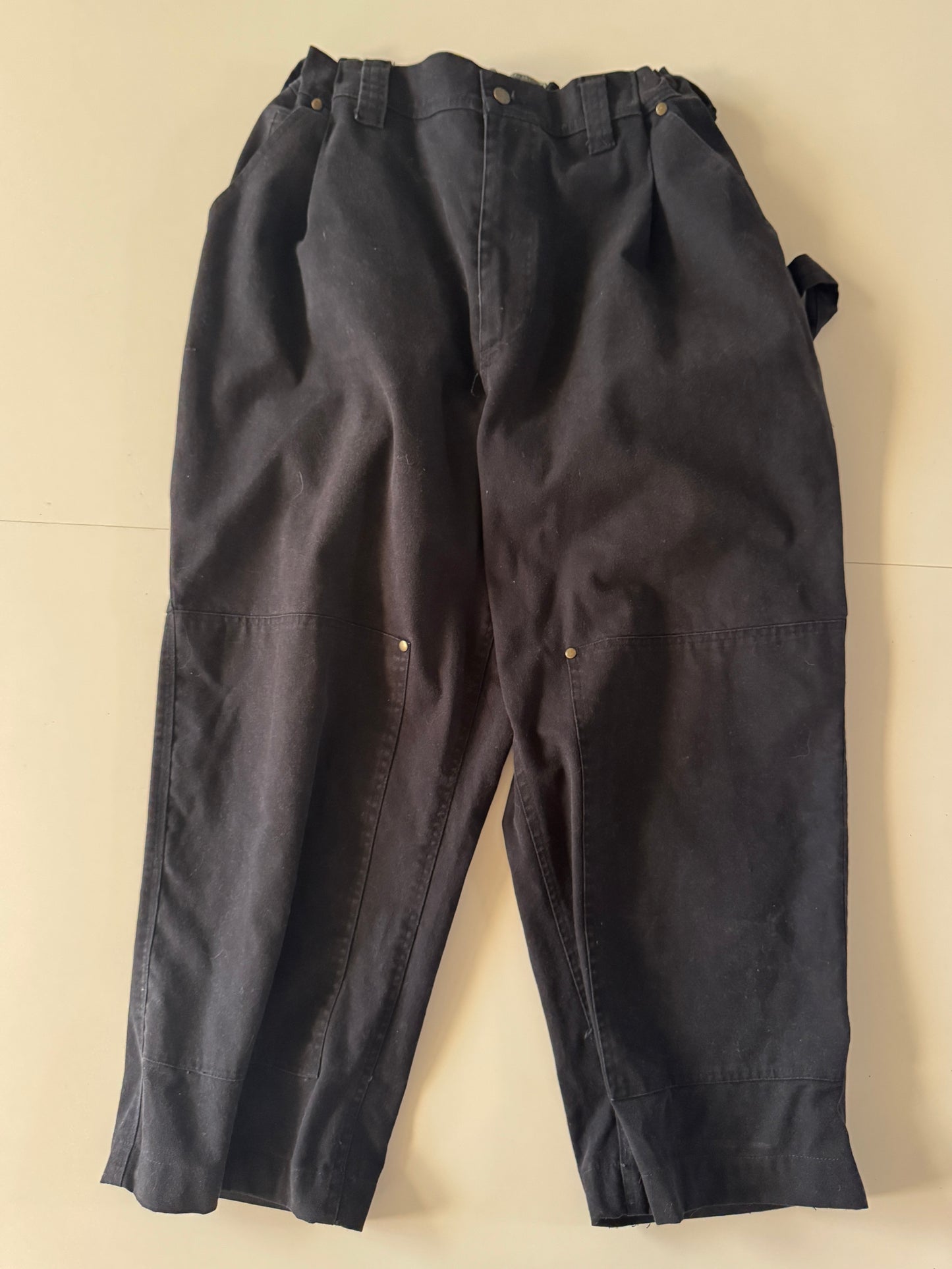 Pantalones negros upcycled, Talla 28 a 32, Hombre, Adventuridge