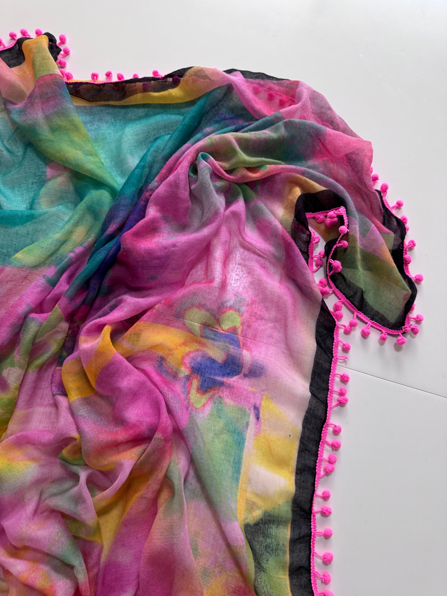 Foulard de colores pasteles
