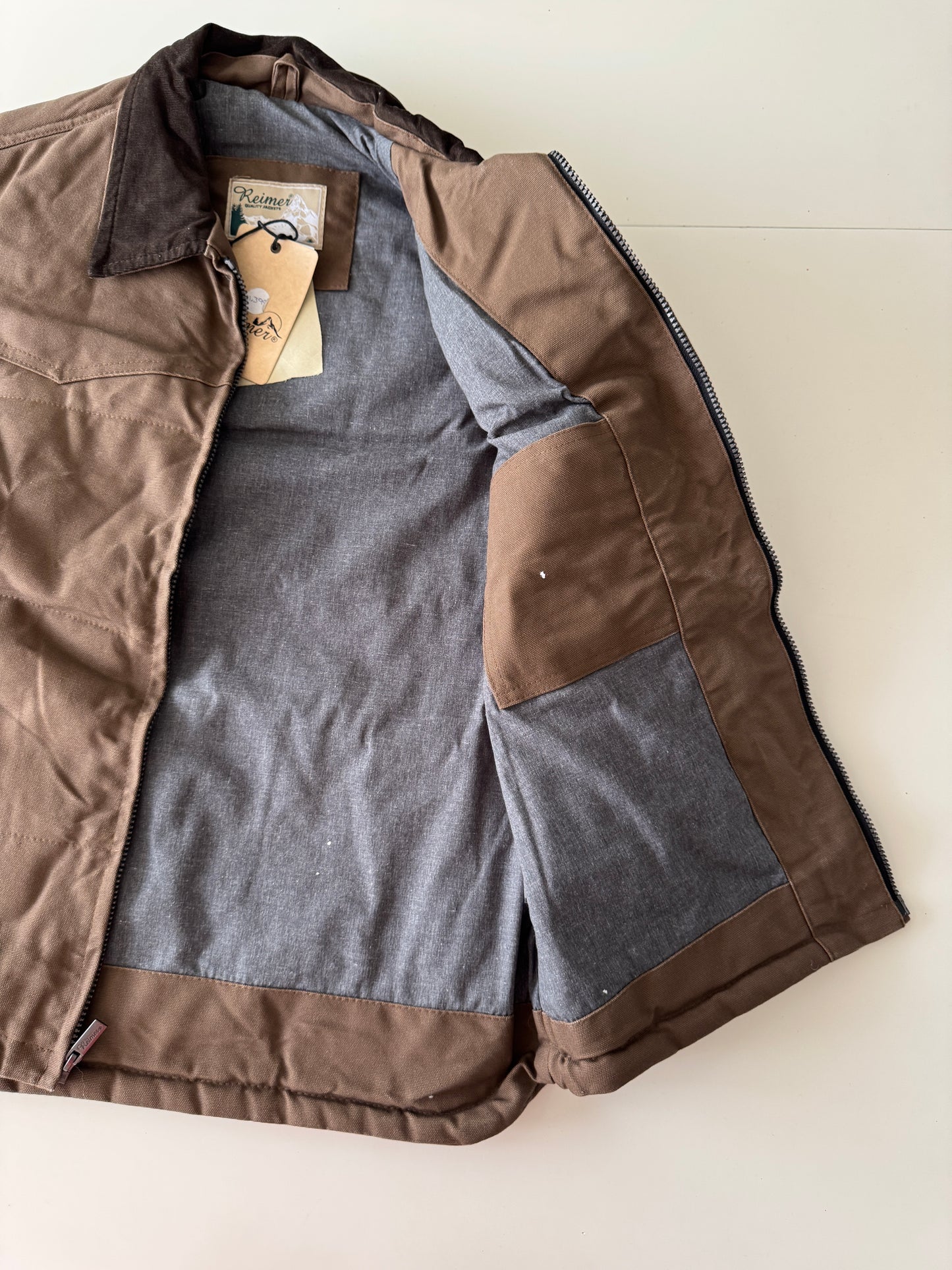 Chaleco cafe, Talla L (40/42), Hombre, Reimer
