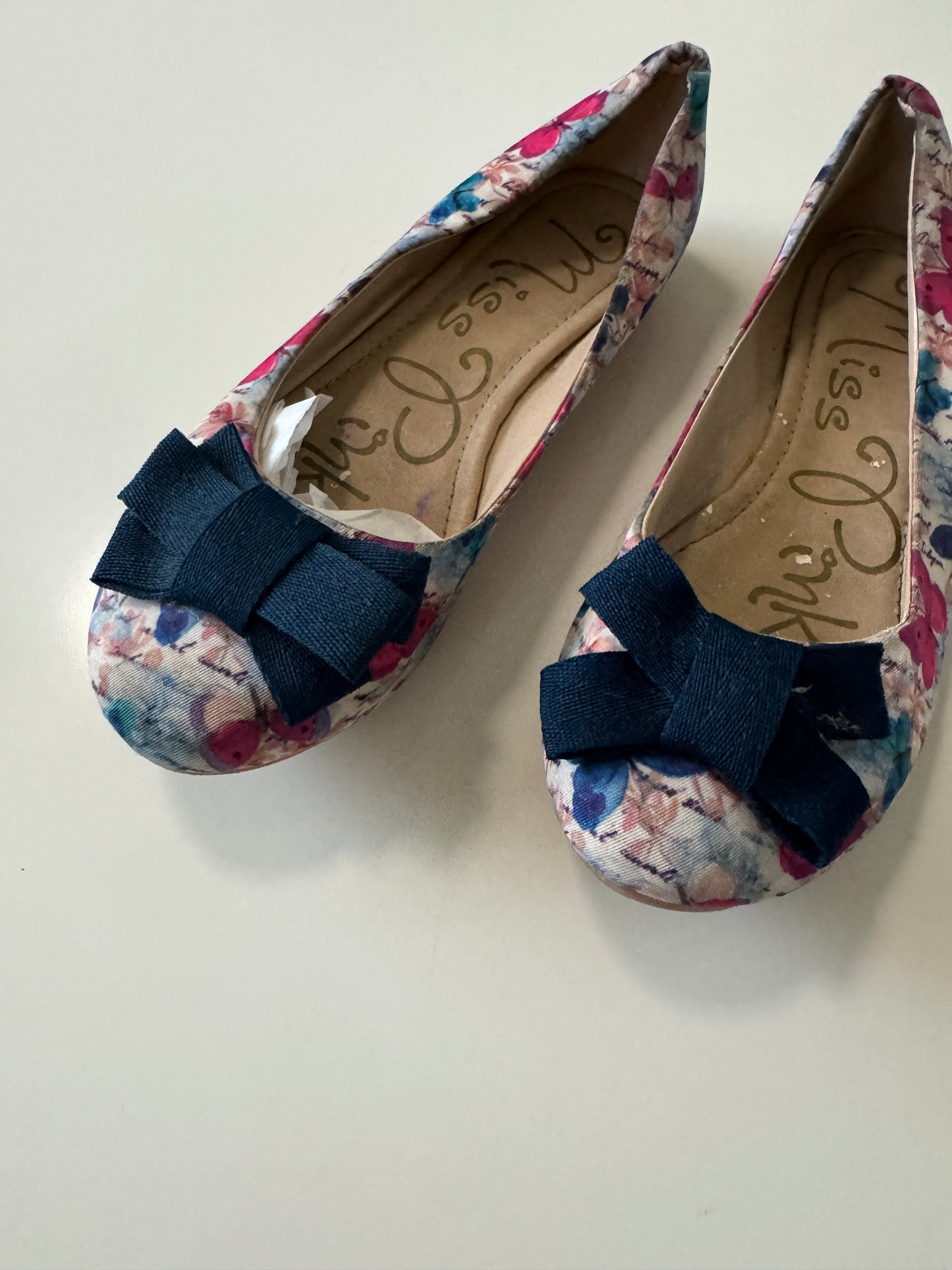 Flats de estampado de flores, Talla 19.5cm, Niña