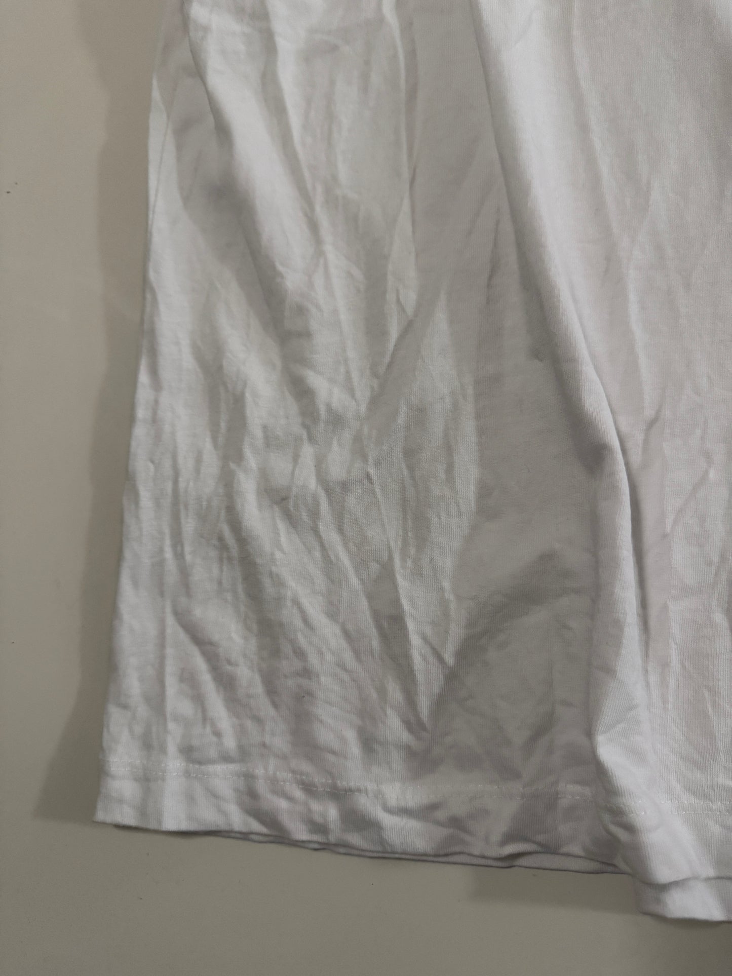 Playera básica blanca, Talla XL, 44, Hombre