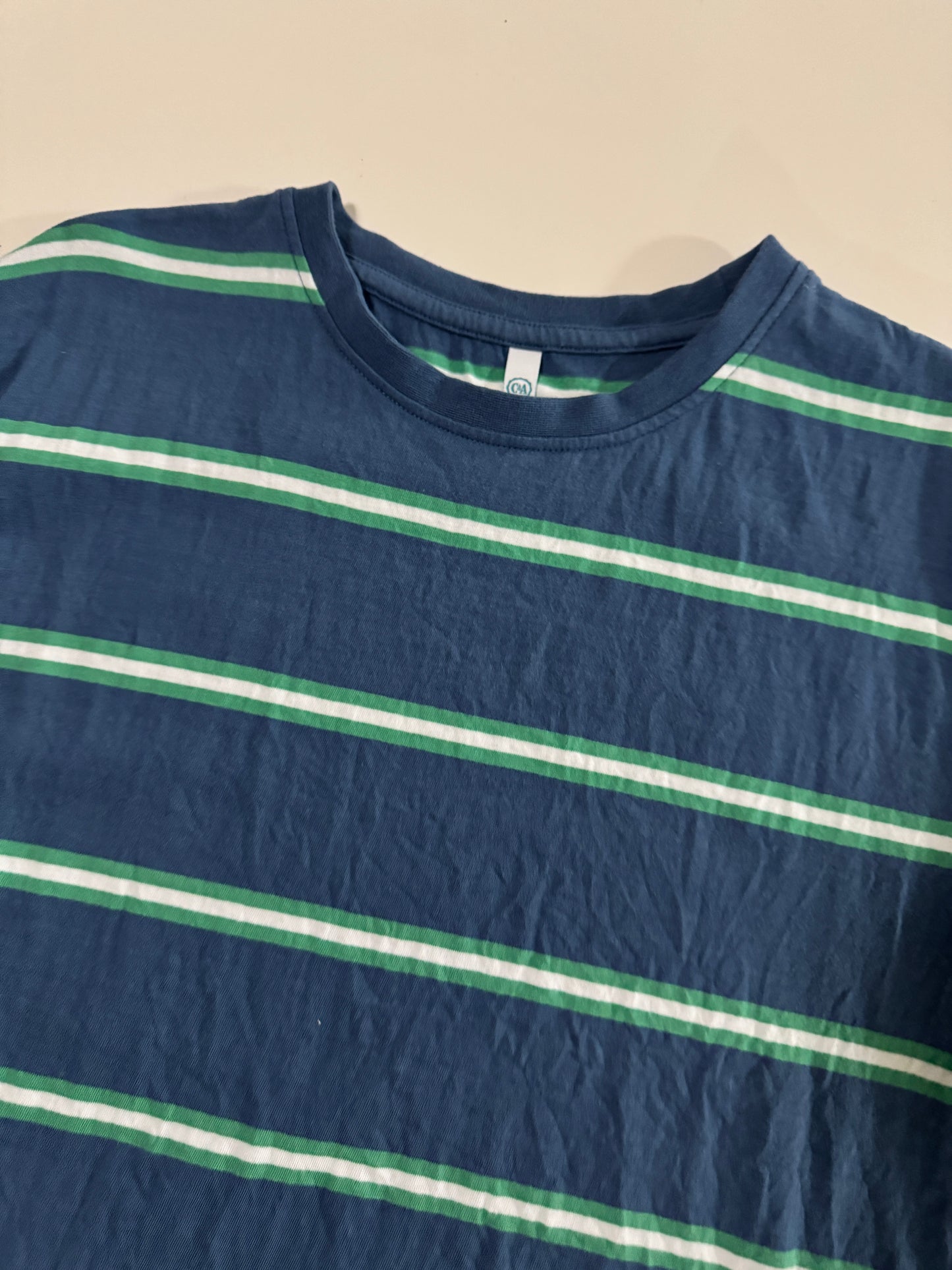 Playera de rayas celeste, Talla 14+, Teen
