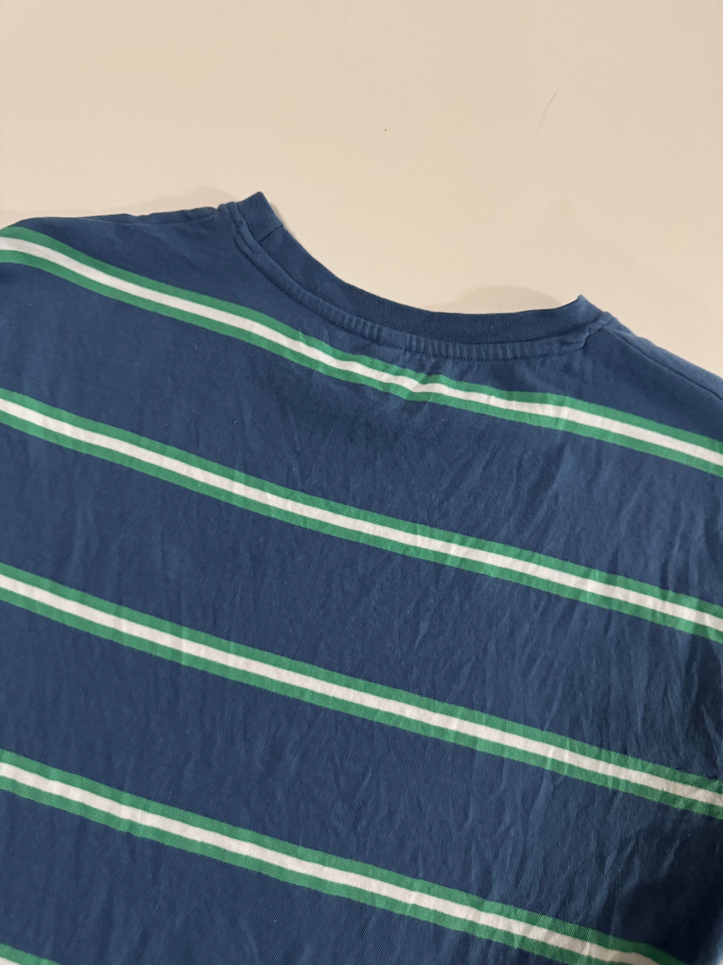 Playera de rayas celeste, Talla 14+, Teen
