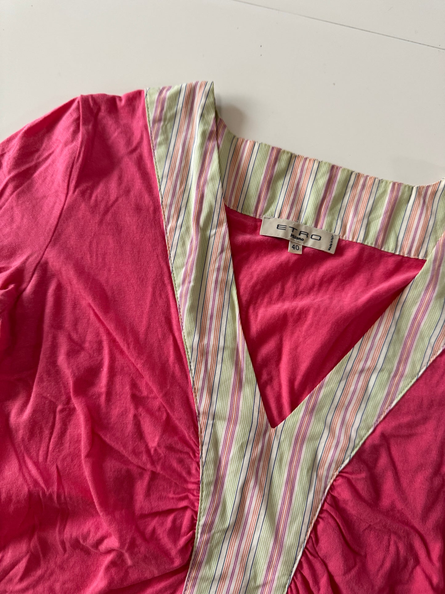 Playera rosa, Talla 40Eu, XS, S, Mujer