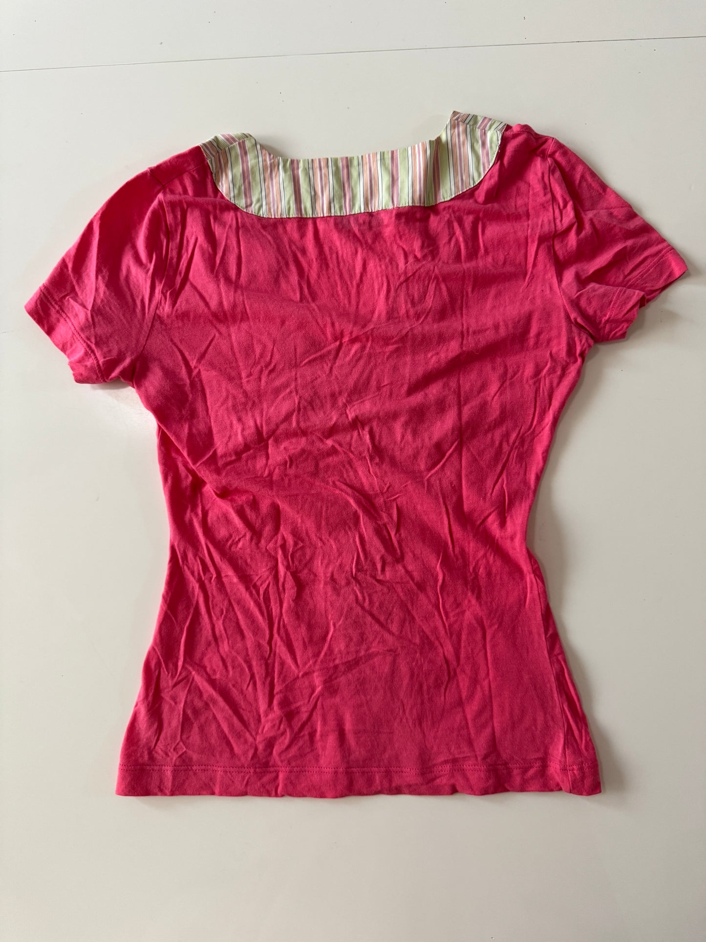 Playera rosa, Talla 40Eu, XS, S, Mujer