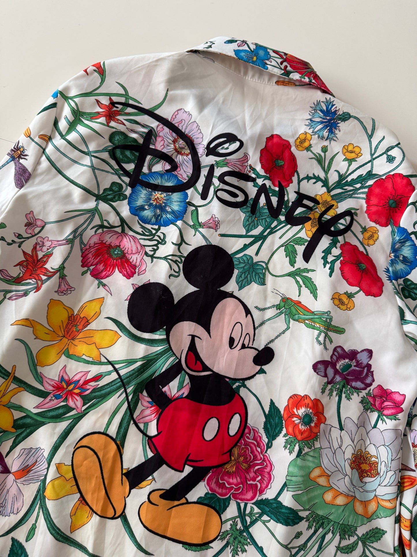 Camisa estampada, Talla S oversized, Mujer