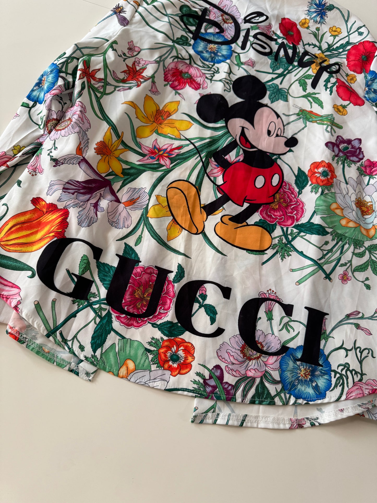 Camisa estampada, Talla S oversized, Mujer