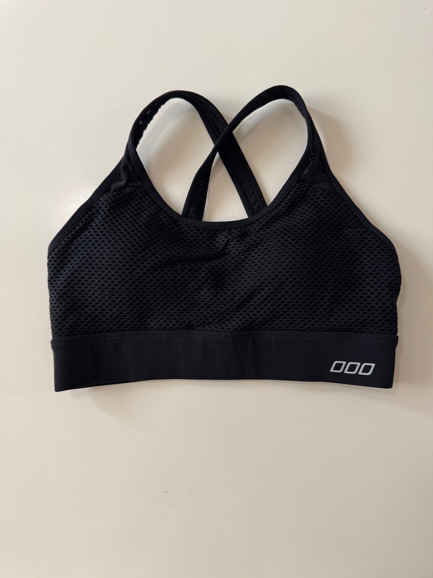 Top deportivo negro, Talla S, Mujer