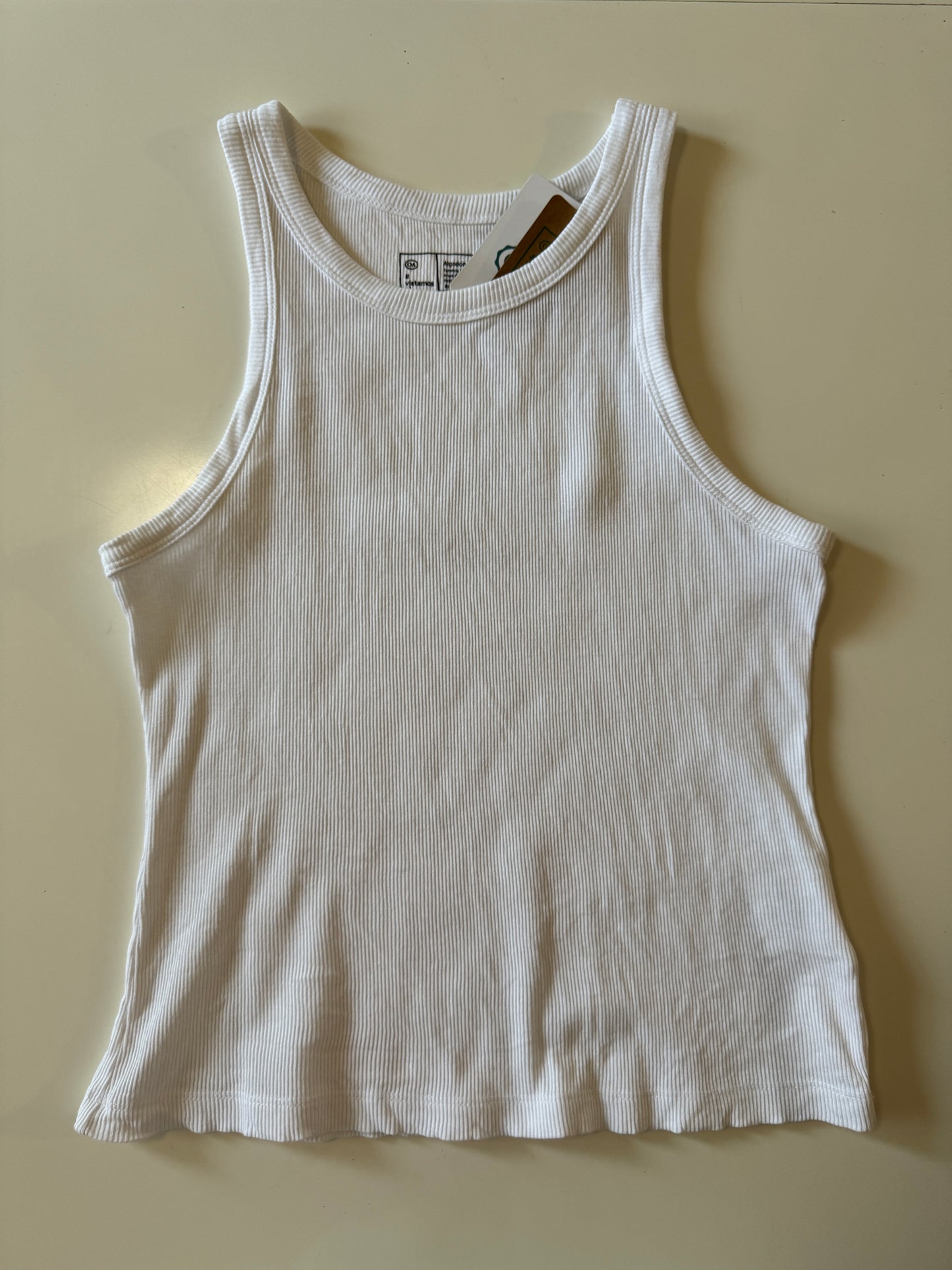 Muscle shirt blanca, Talla L, Mujer, C&A
