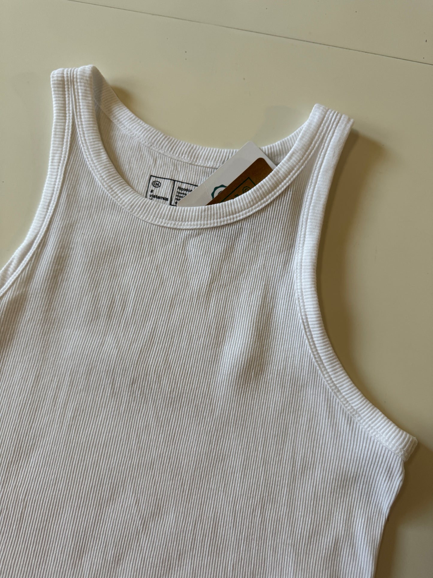 Muscle shirt blanca, Talla L, Mujer, C&A