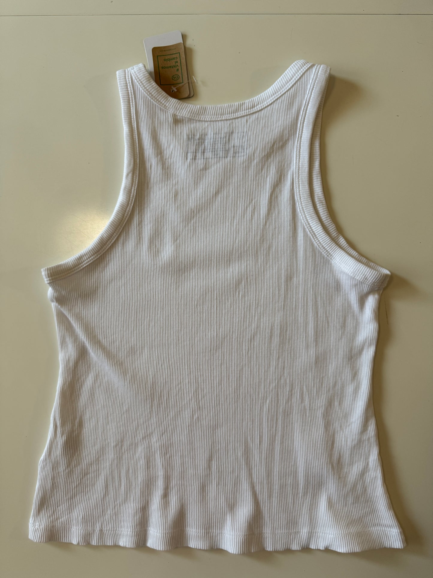 Muscle shirt blanca, Talla L, Mujer, C&A