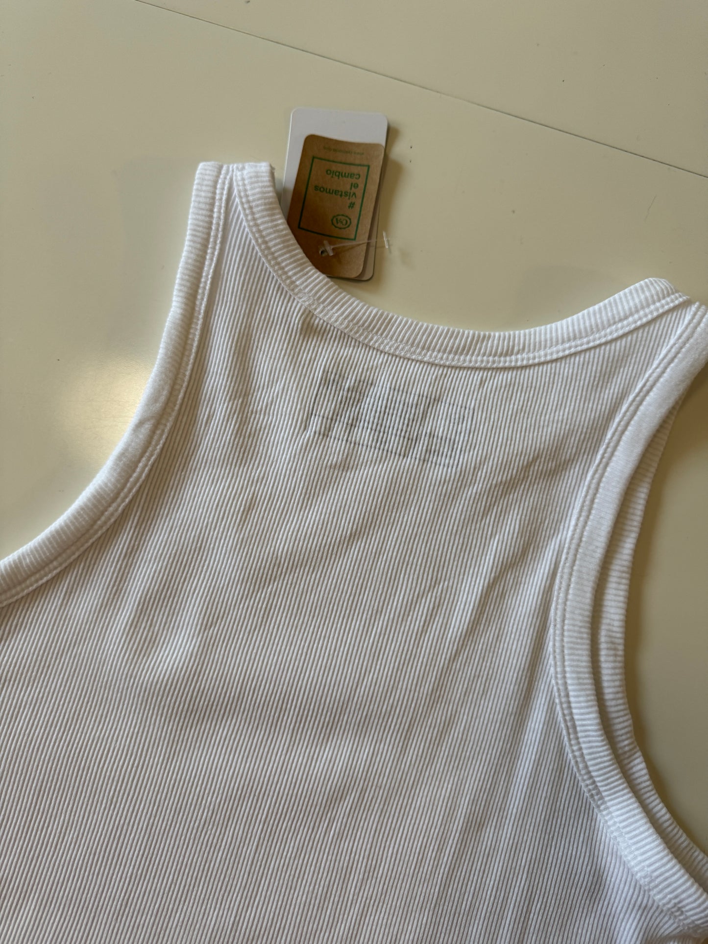 Muscle shirt blanca, Talla L, Mujer, C&A