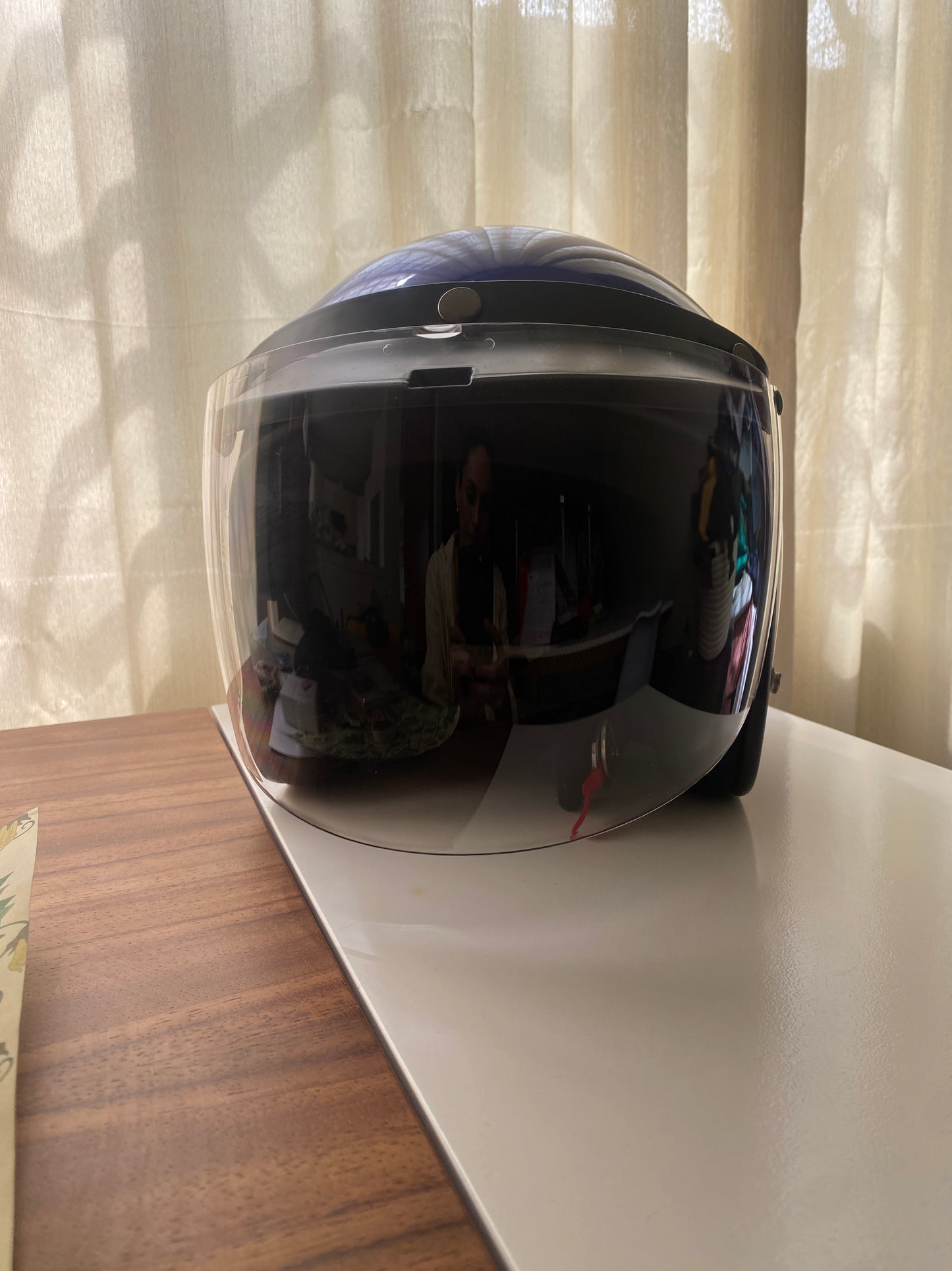 Casco azul motociclista, Hombre, Talla L