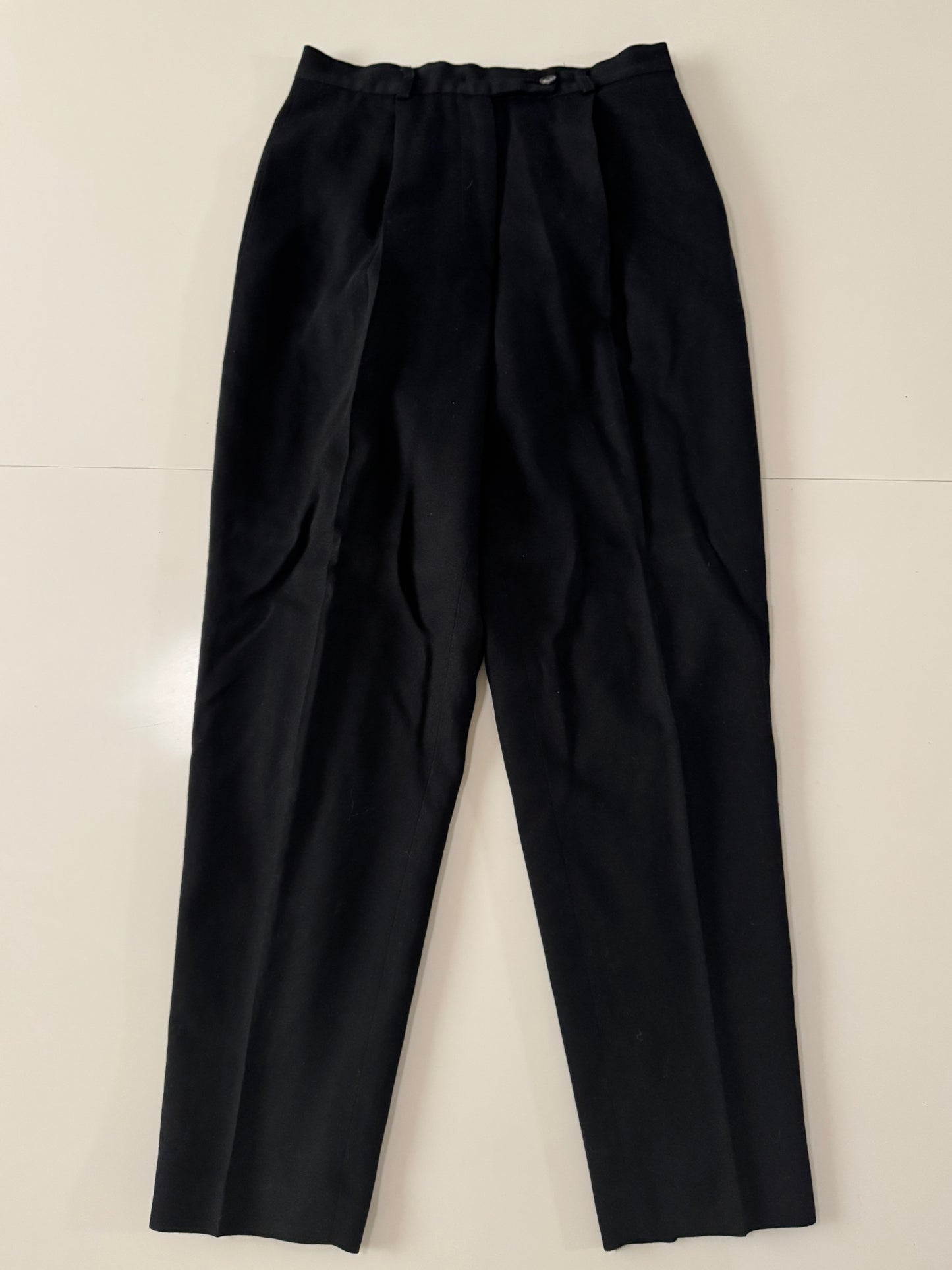 Pantalones negros de lana, Talla 8, M, Mujer, Smooth Studio