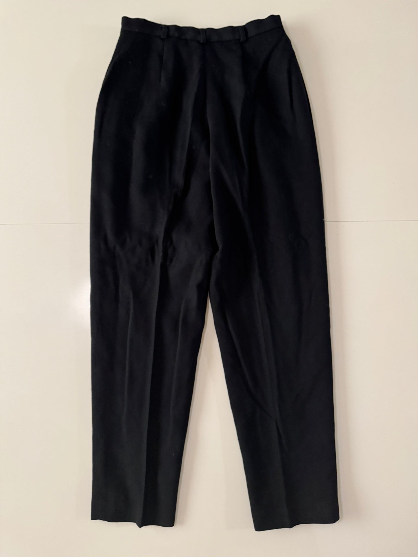 Pantalones negros de lana, Talla 8, M, Mujer, Smooth Studio