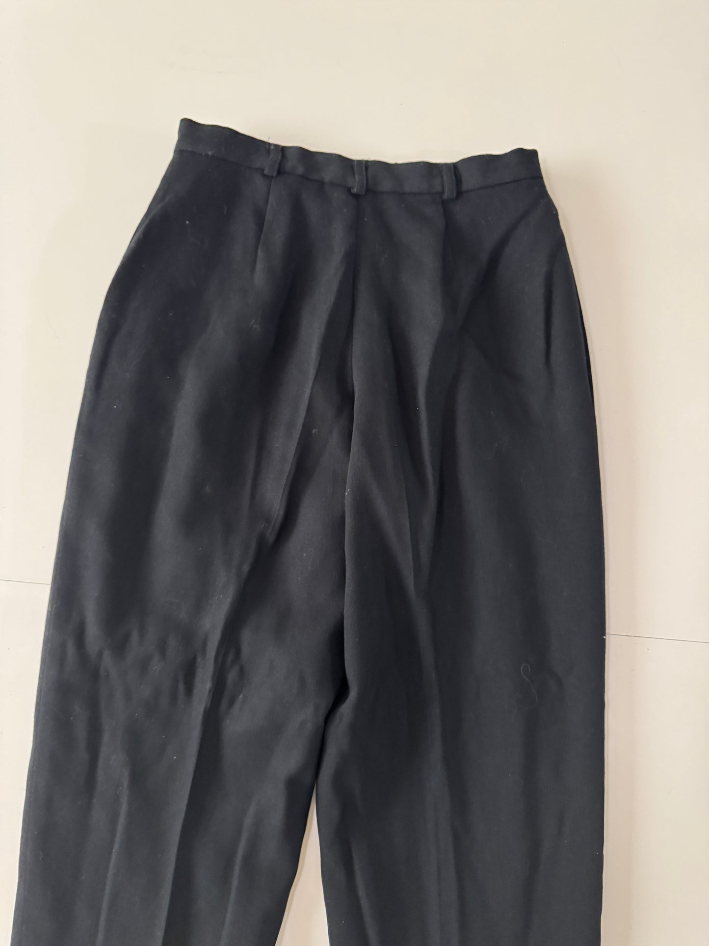 Pantalones negros de lana, Talla 8, M, Mujer, Smooth Studio