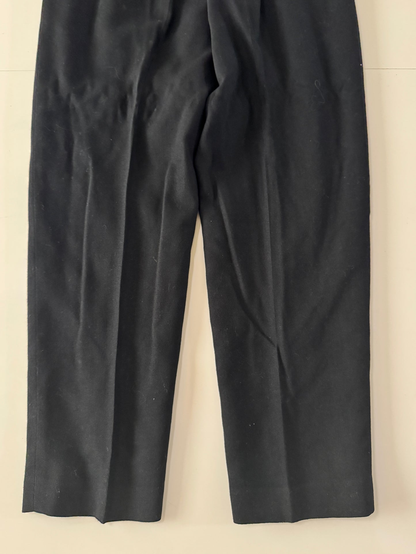 Pantalones negros de lana, Talla 8, M, Mujer, Smooth Studio