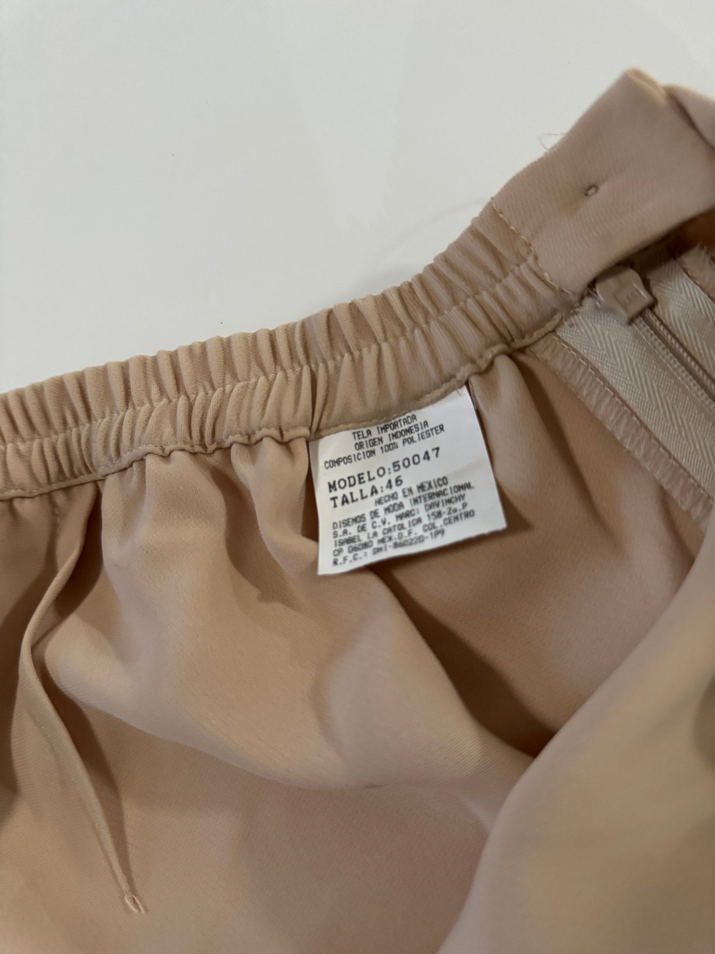 Pantalones de vestir beige, Talla 46, Tallas extras, Mujer