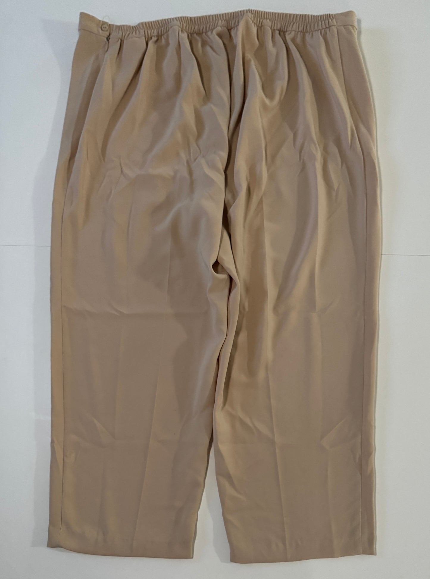 Pantalones de vestir beige, Talla 46, Tallas extras, Mujer