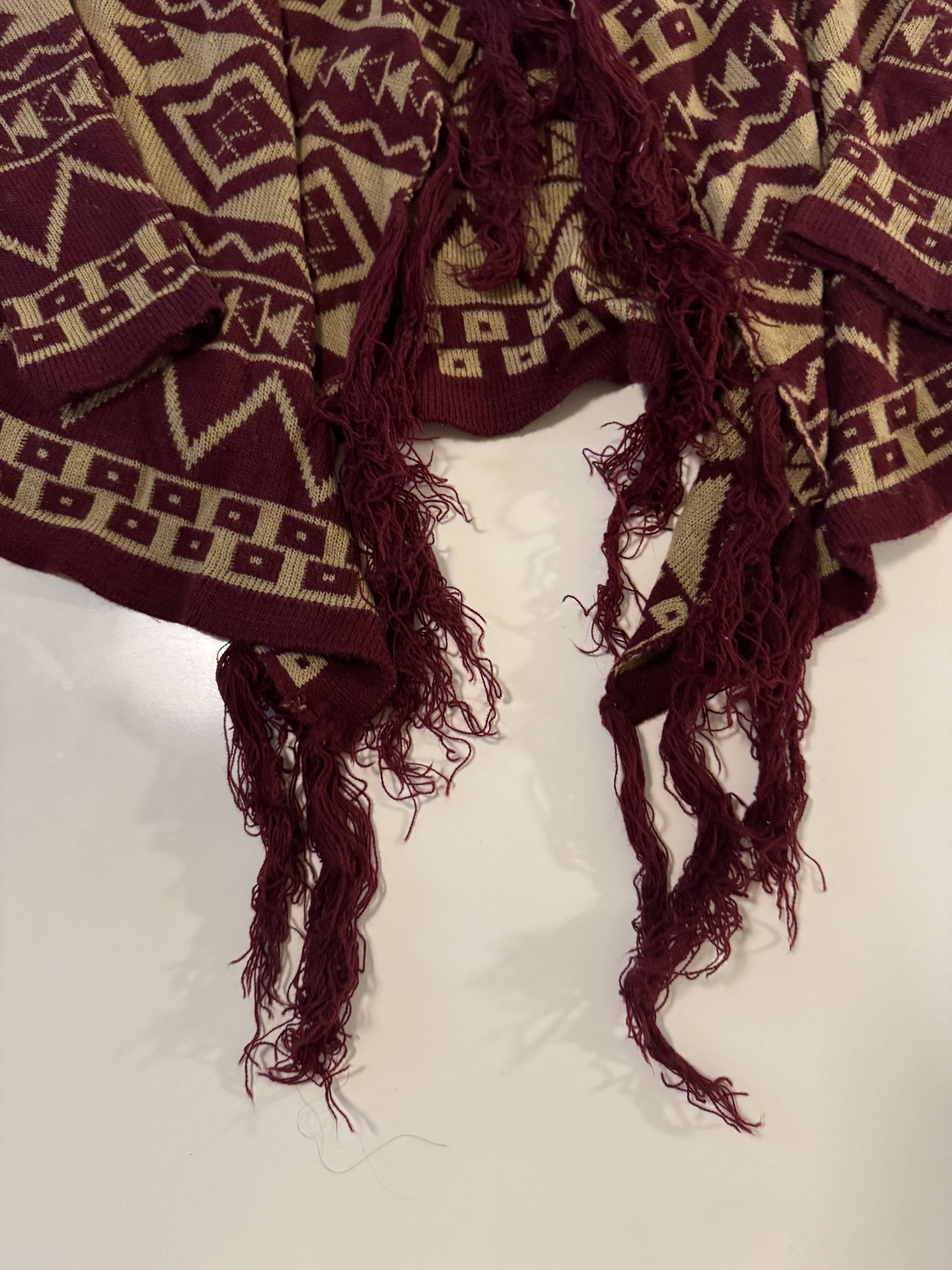 Sweater tejido etnico, Talla S-M, Mujer