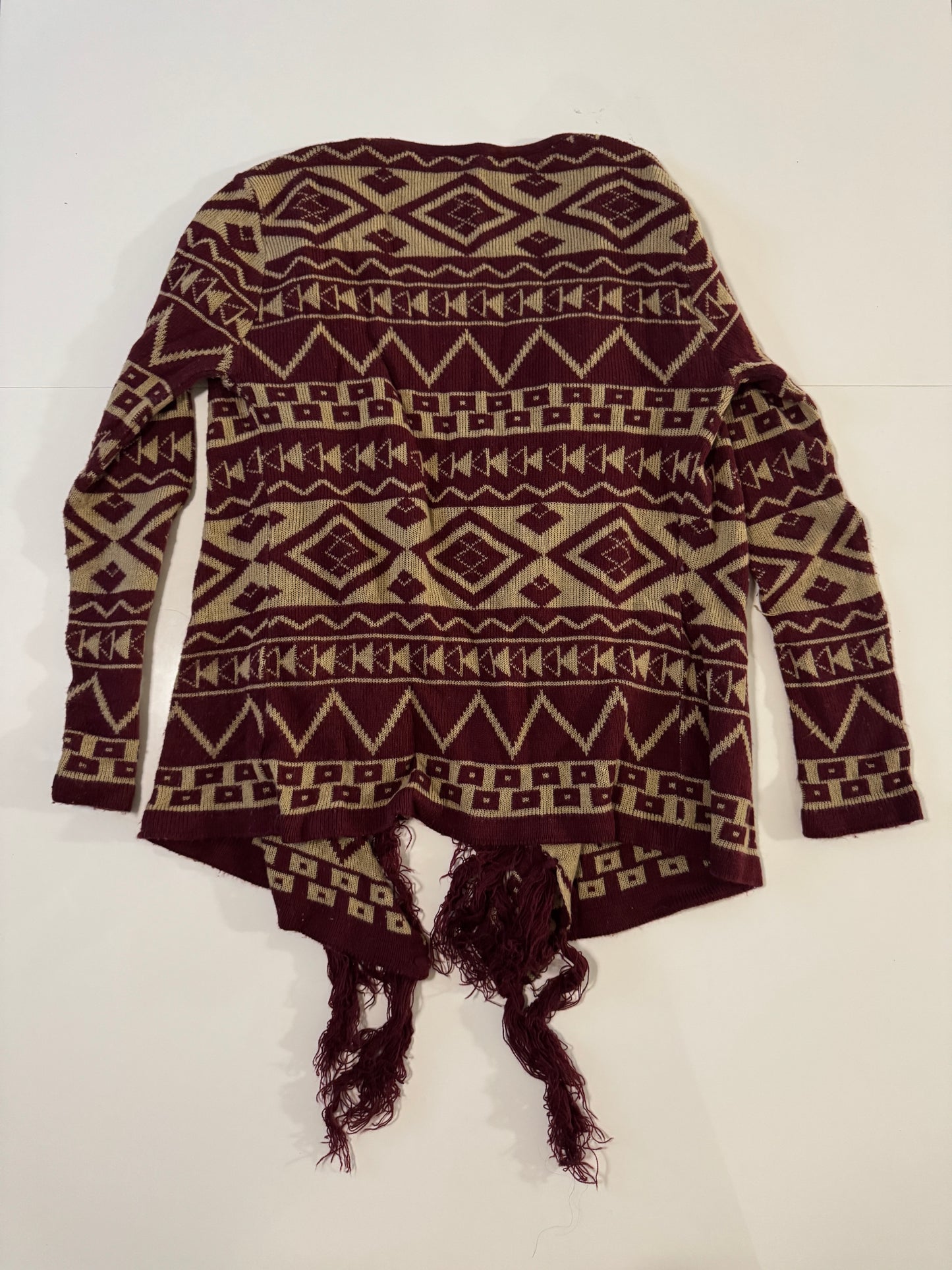 Sweater tejido etnico, Talla S-M, Mujer