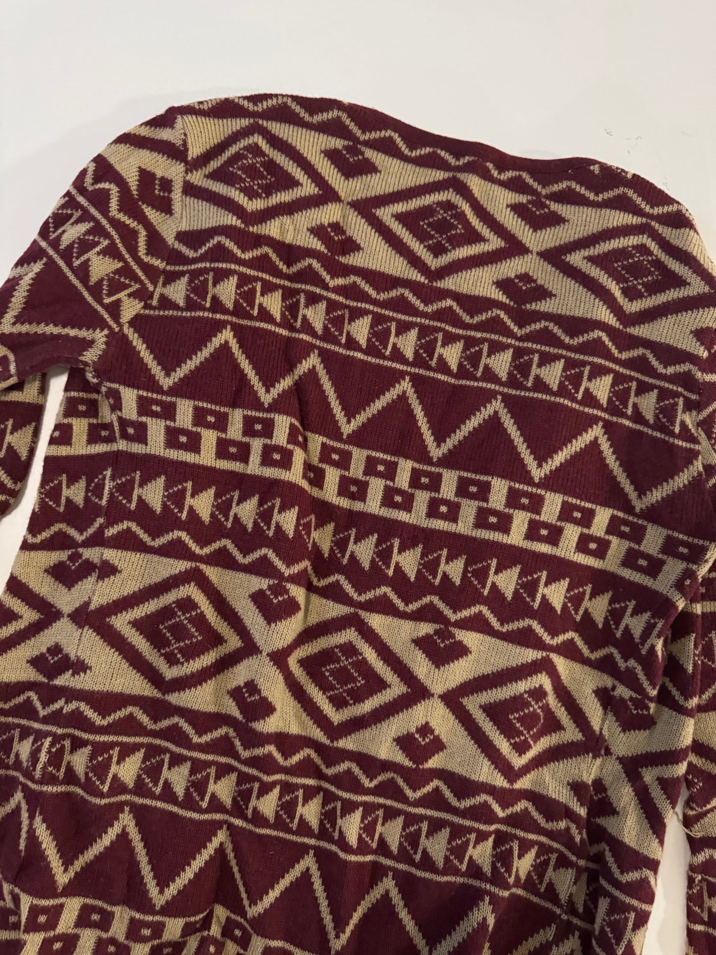Sweater tejido etnico, Talla S-M, Mujer