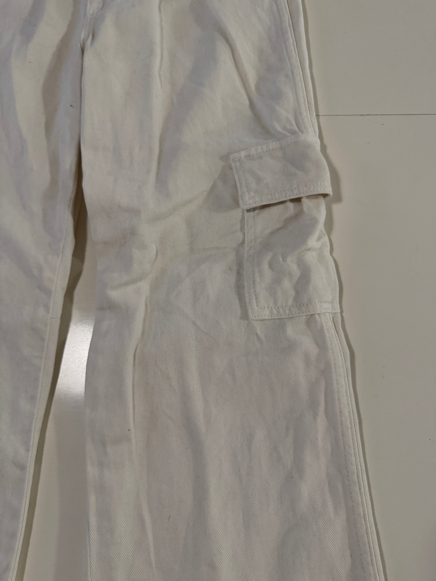Pantalones cargo beige, Talla 10-12años, Niña, H&M