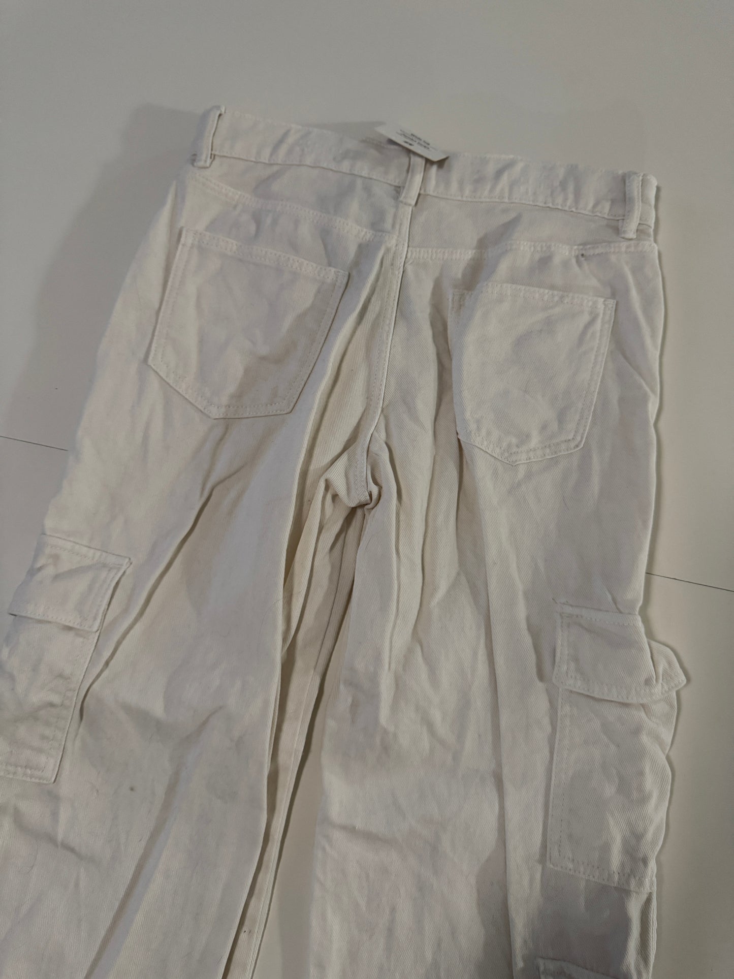 Pantalones cargo beige, Talla 10-12años, Niña, H&M