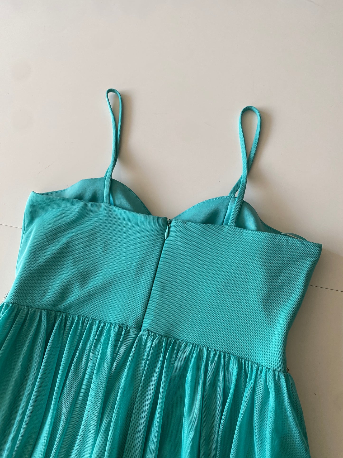 Vestido de fiesta de mesh, Talla 9, Mujer