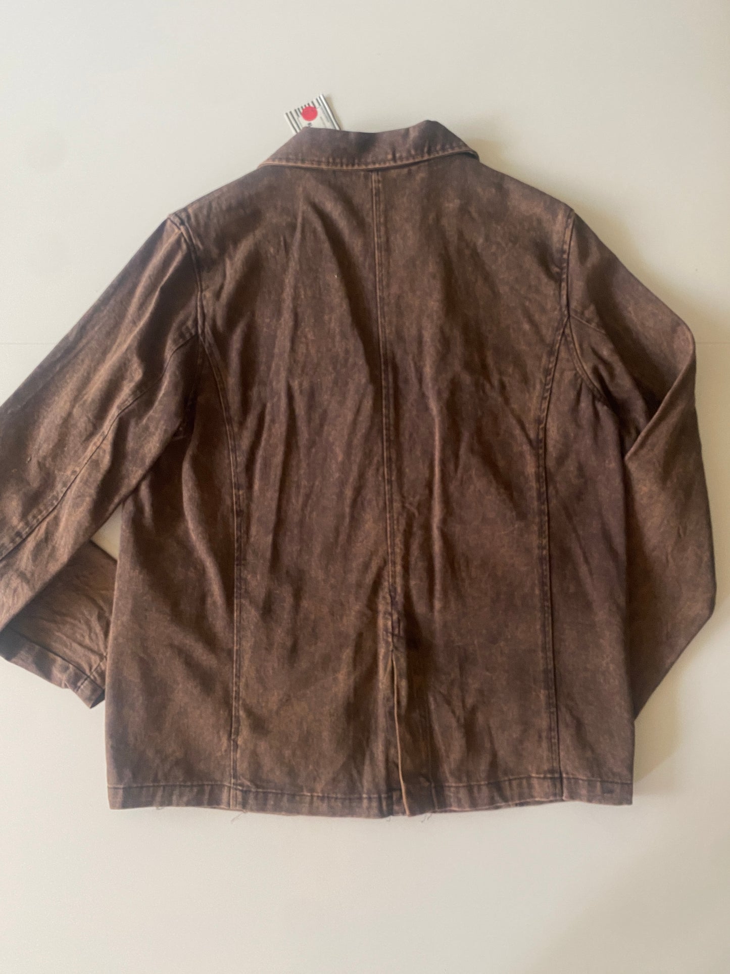 Blazer vaquero de mezclilla, Talla L, Hombre