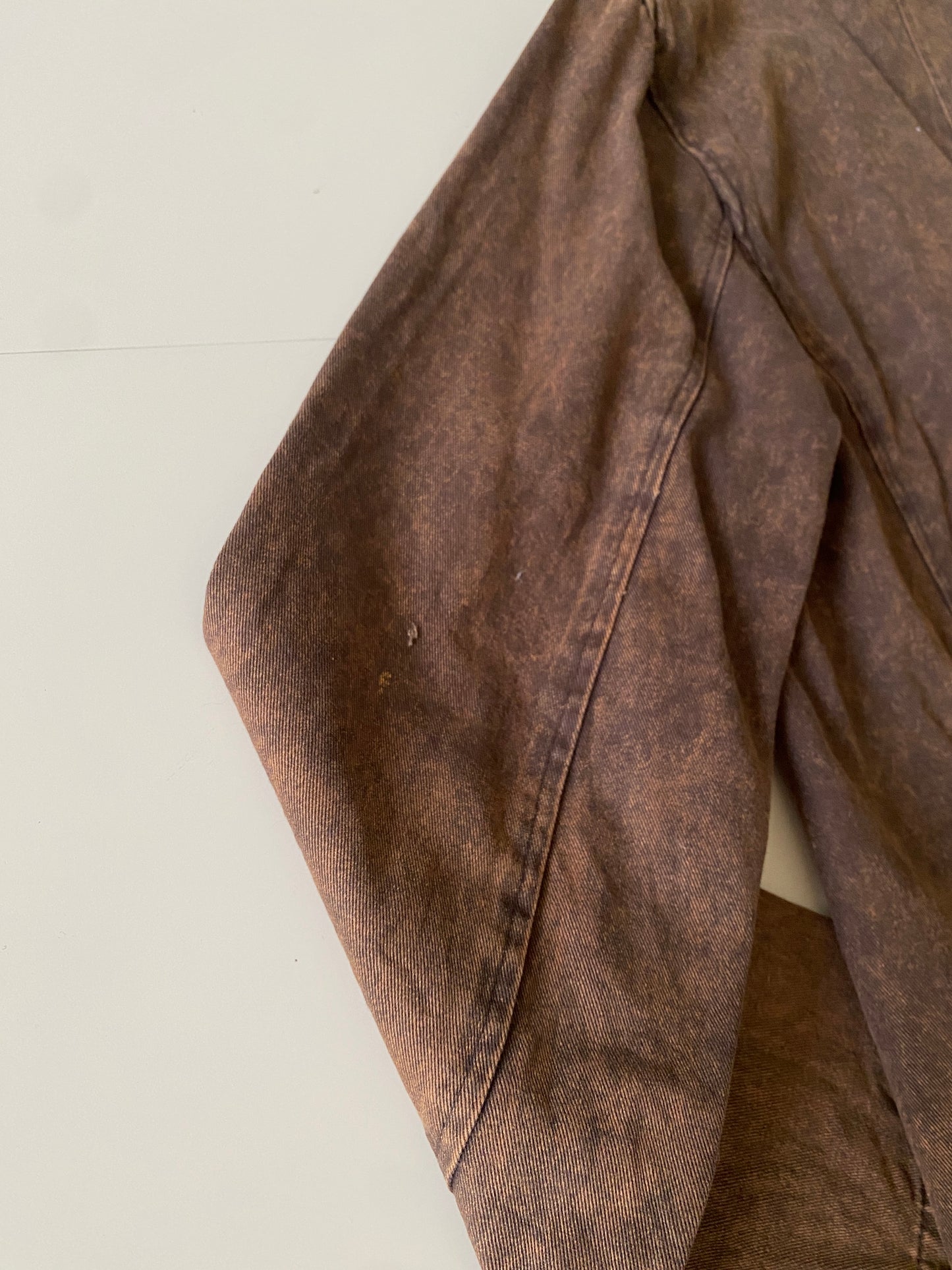 Blazer vaquero de mezclilla, Talla L, Hombre