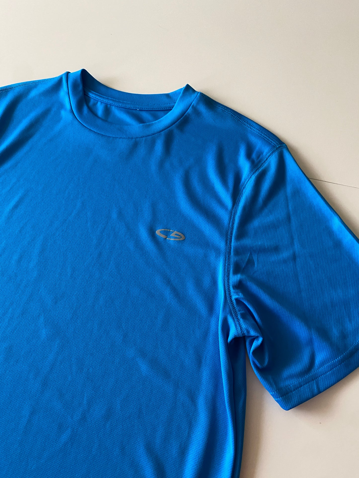 Playera deportiva turquesa, Talla S, Hombre