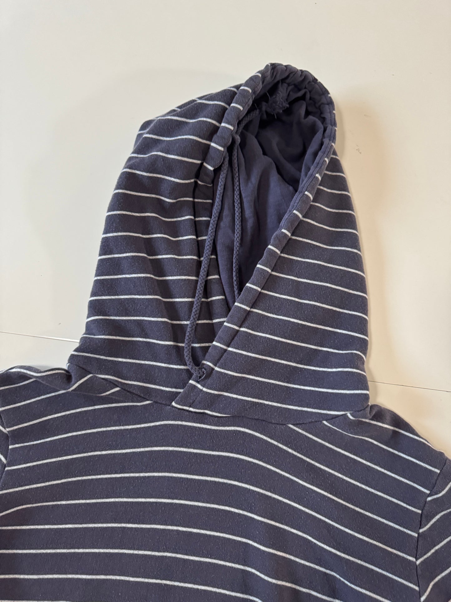 Hoddie gris a rayas, Talla M, Mujer, Civilianaire