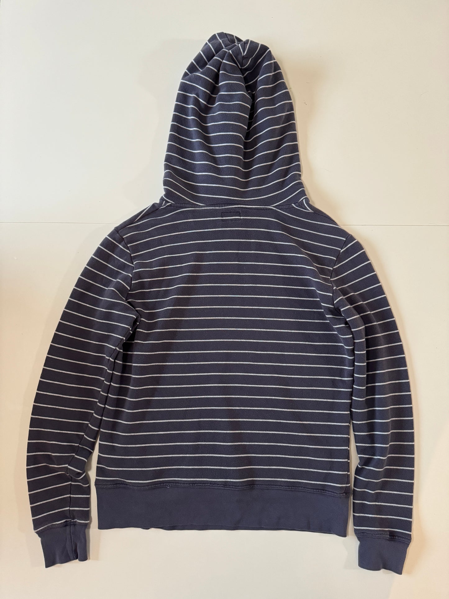 Hoddie gris a rayas, Talla M, Mujer, Civilianaire