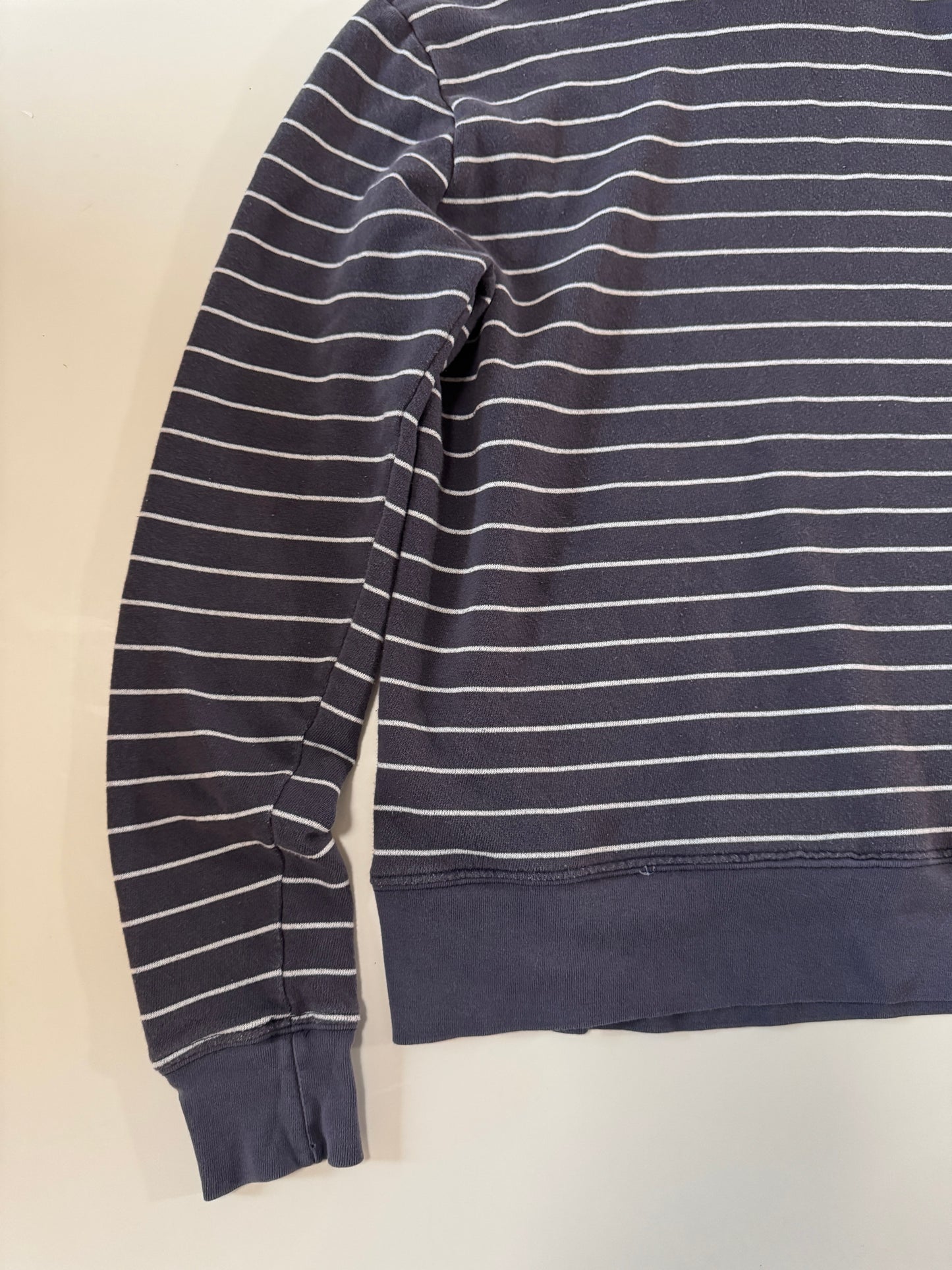 Hoddie gris a rayas, Talla M, Mujer, Civilianaire