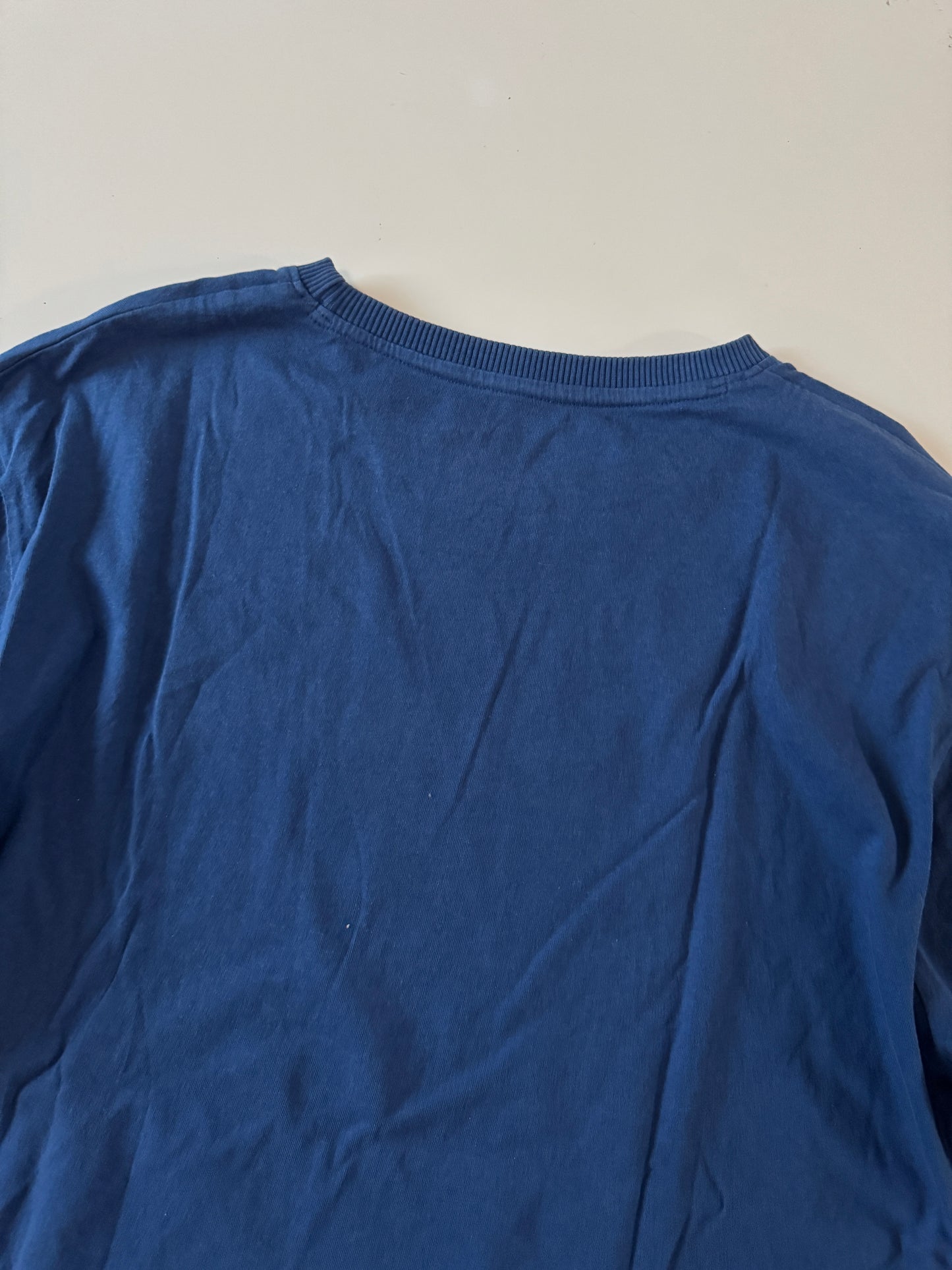Playera azul con estampado, Talla 18 años, S Hombre, Nukutavak