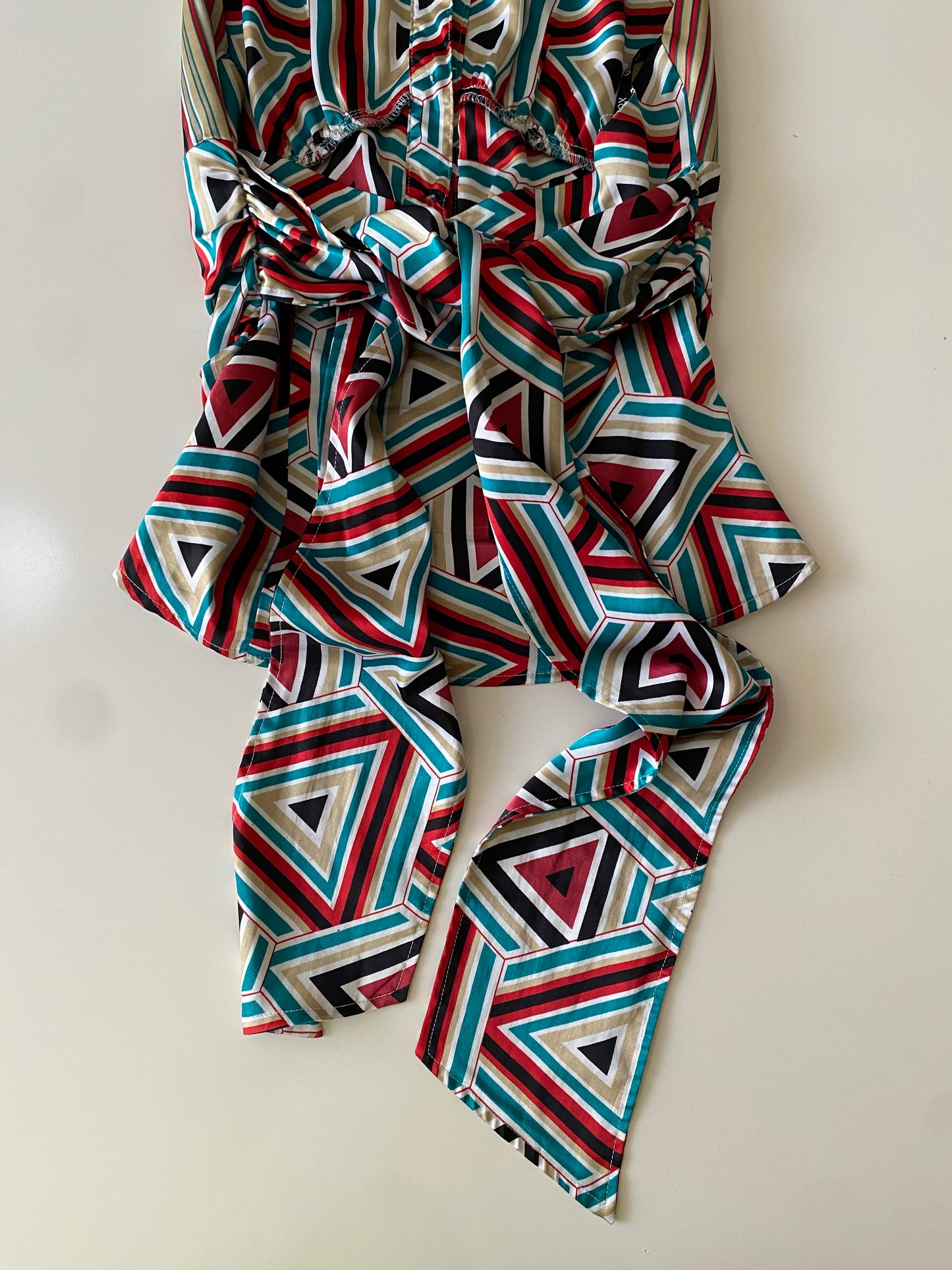 Halter top estampado, Talla S, Mujer