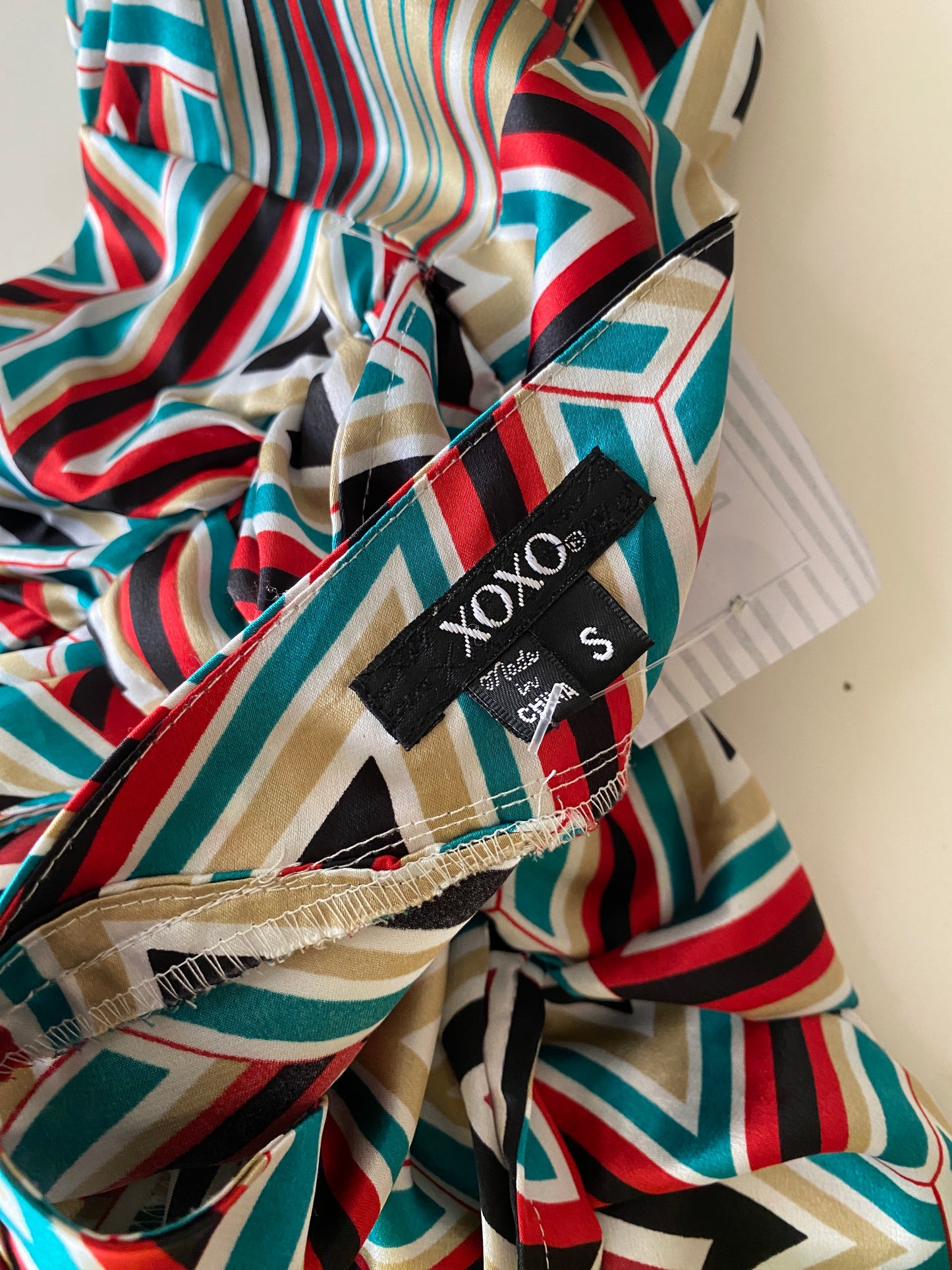 Halter top estampado, Talla S, Mujer