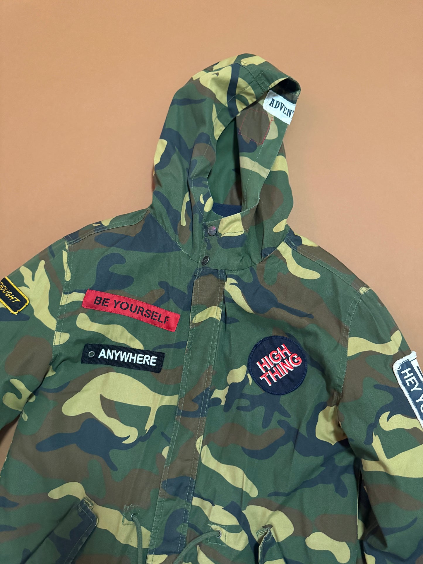 Poof jacket, estampado camuflaje, Talla XS Hombre, 13-14 años