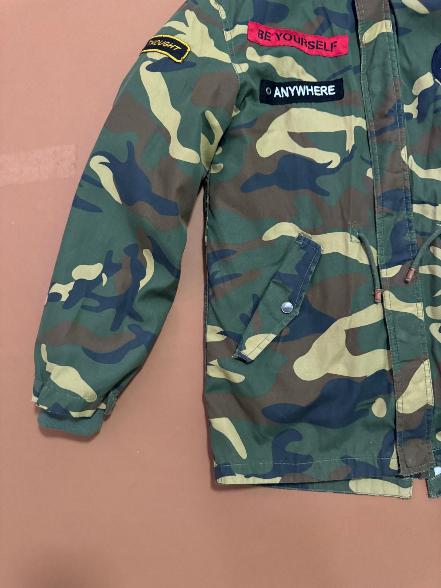 Poof jacket, estampado camuflaje, Talla XS Hombre, 13-14 años