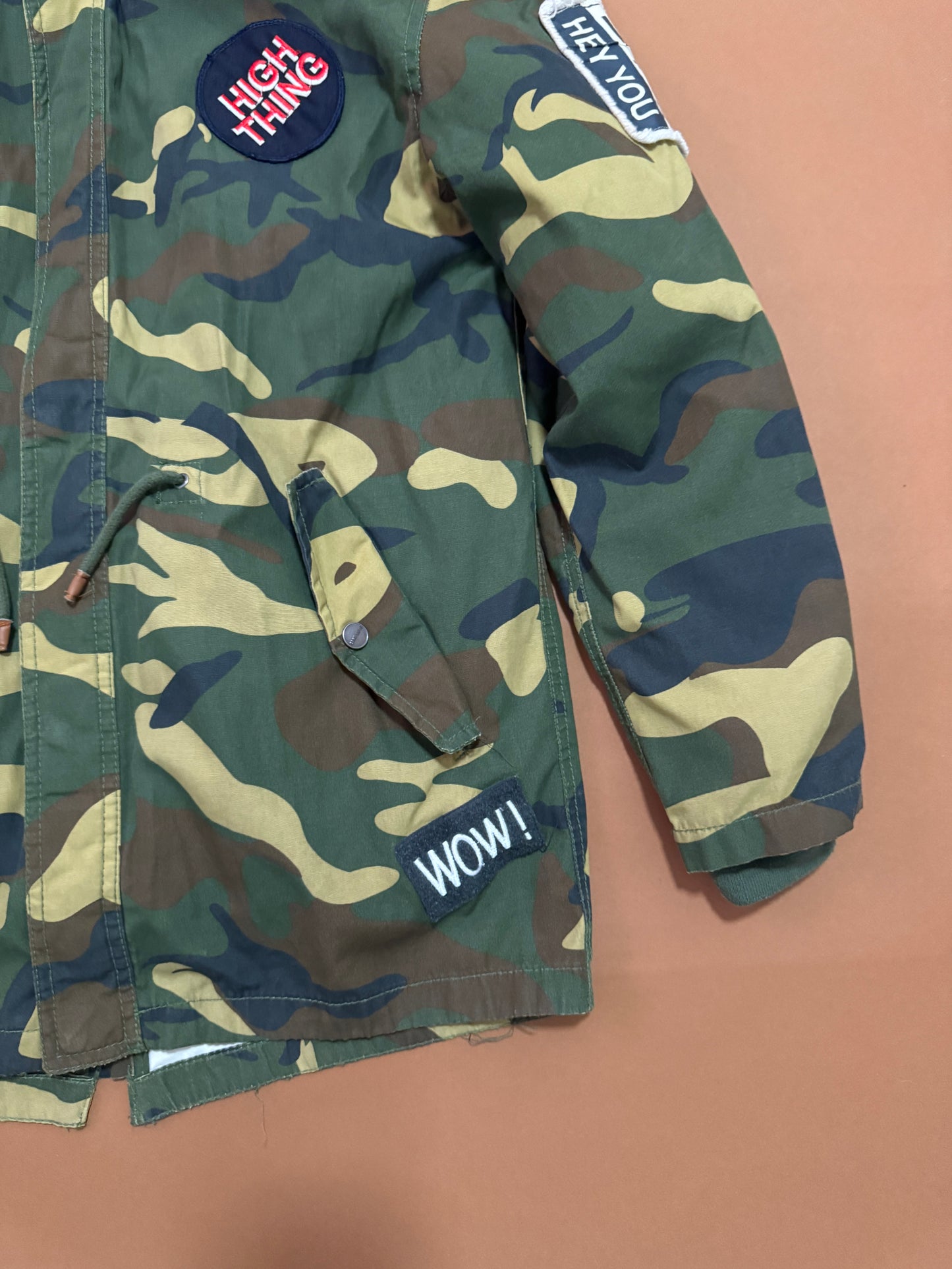 Poof jacket, estampado camuflaje, Talla XS Hombre, 13-14 años