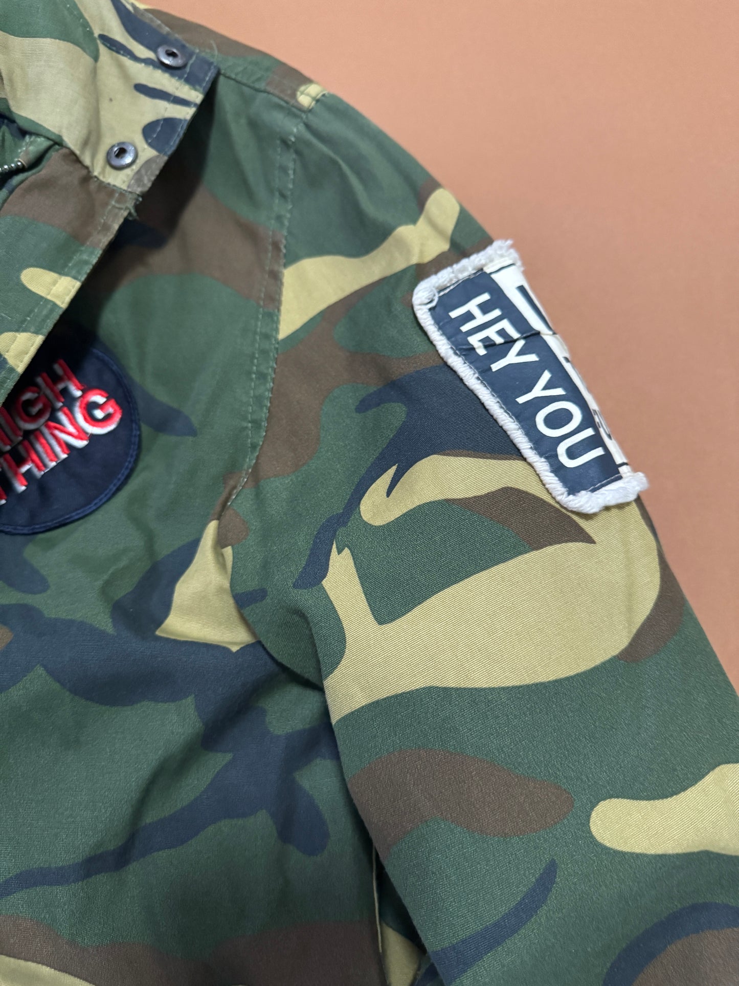 Poof jacket, estampado camuflaje, Talla XS Hombre, 13-14 años
