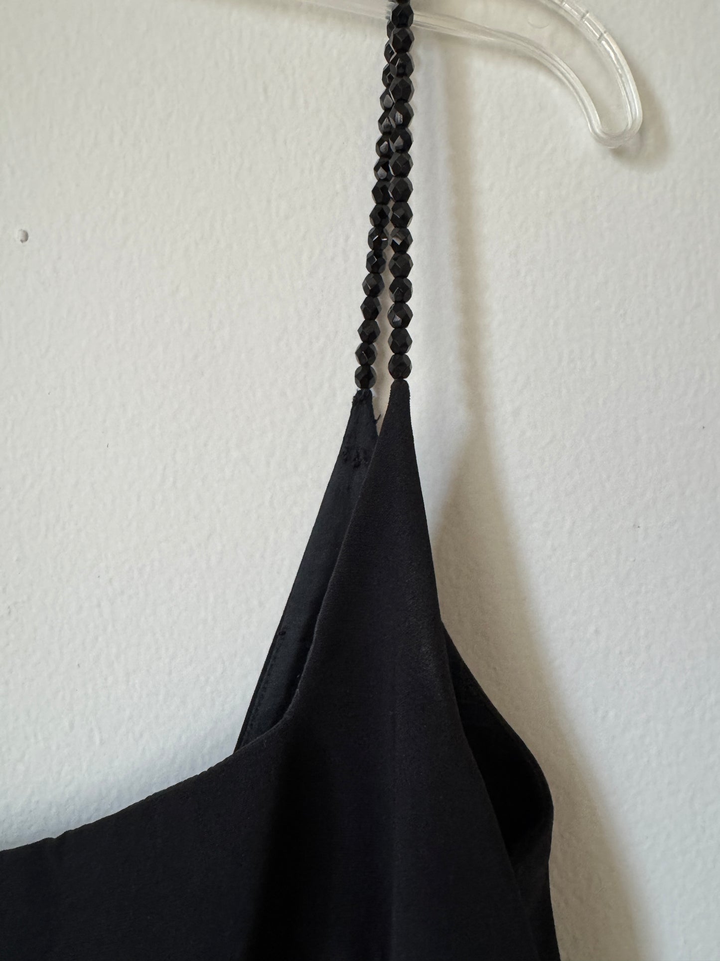 Vestido de fiesta negro con falda de tul, Talla 10 Usa, M, Mujer, After Five by Sully Bonnellly