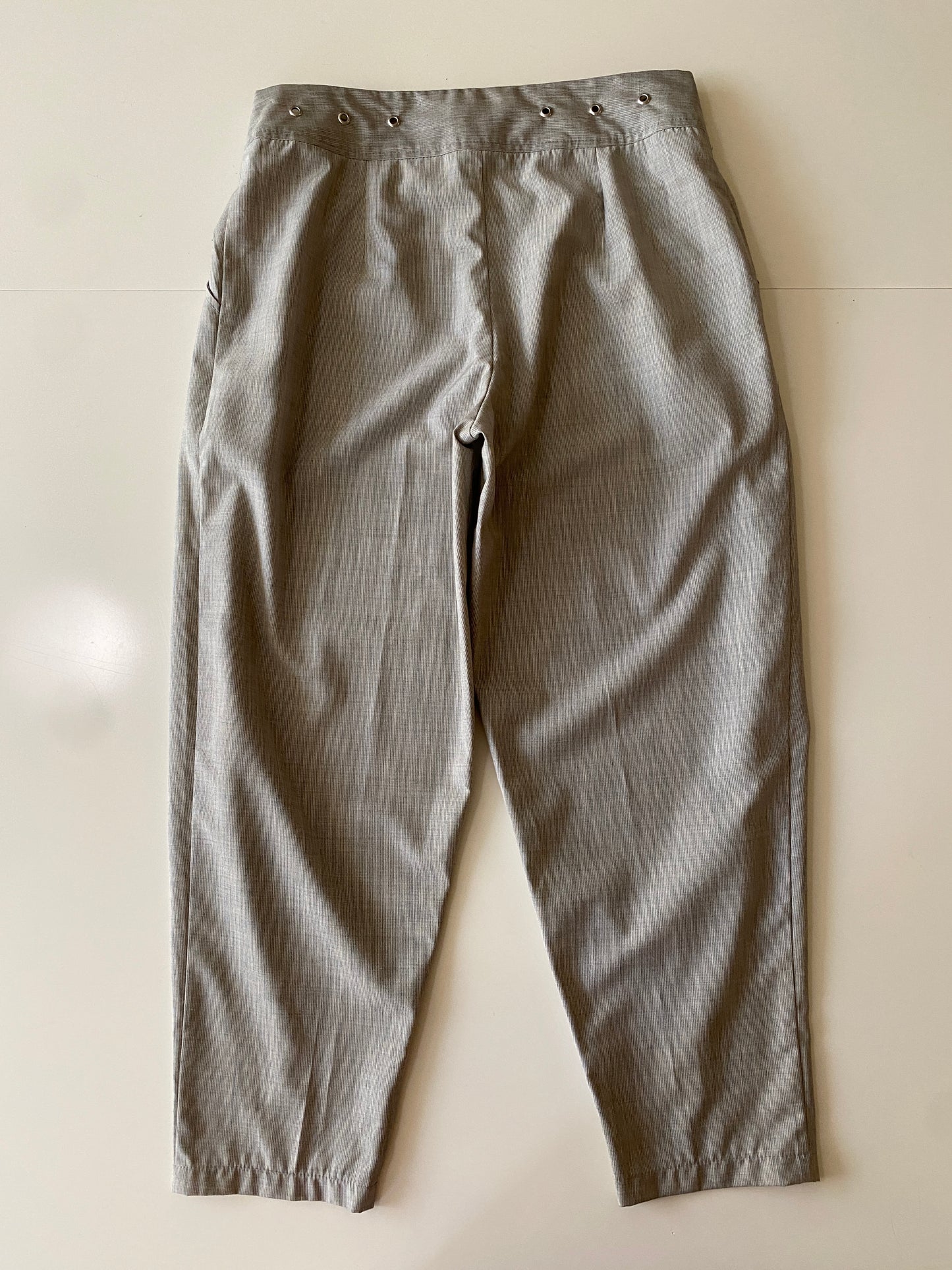 Pantalones capri de diseño mexicano, Talla 26, Mujer