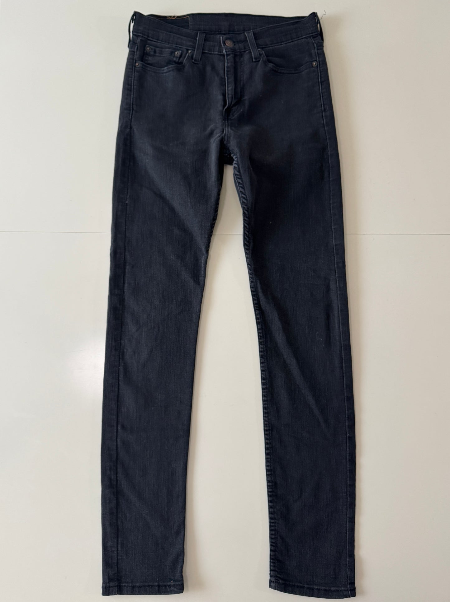 Jeans skinny negros, Talla 28x32, Hombre, Levi Strauss & Co